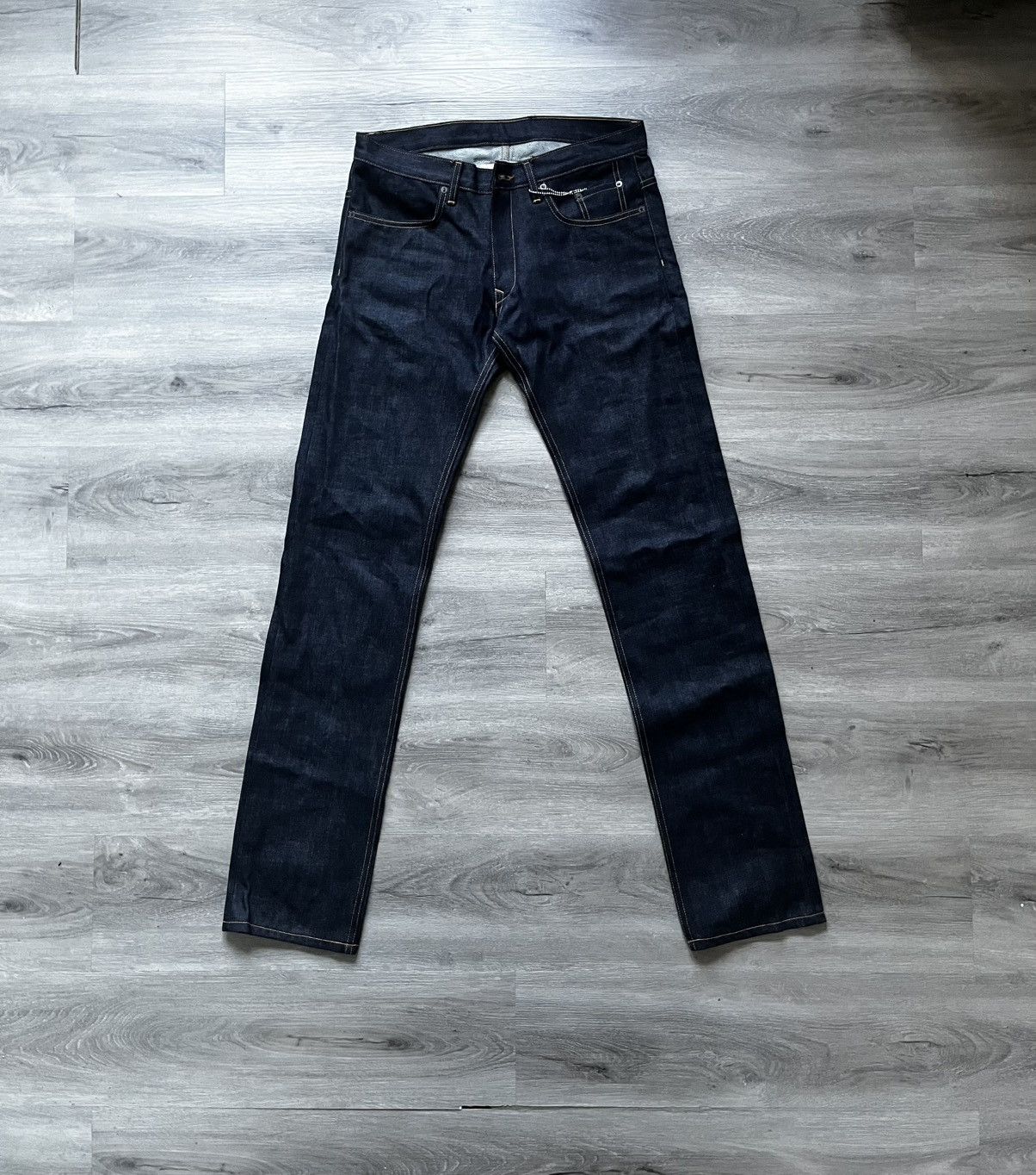 Other Okayama 15oz Raw Black Pleated Japanese Selvedge Denim Pants