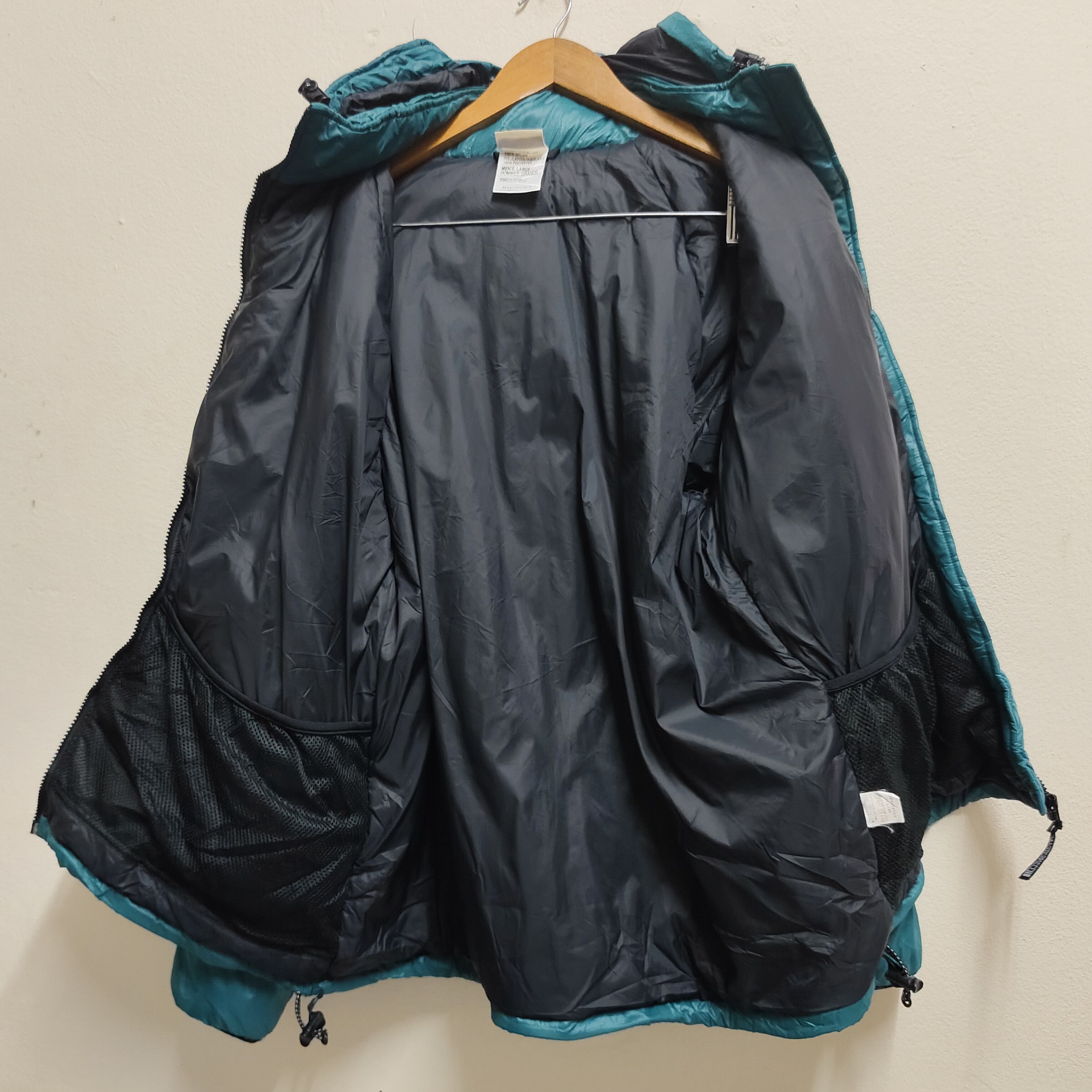 Japanese Brand × MasterPiece Masterpiece Pertex Green Black Puffer Jacket Size US L / EU 52-54 / 3 - 12 Thumbnail