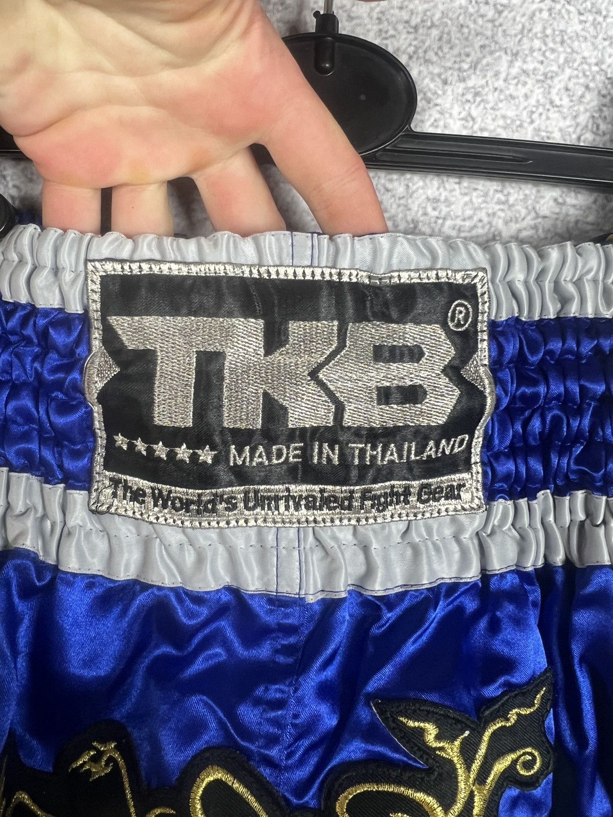Japanese Brand Vintage Muay Thai Boxing Top King Dragon Flame Shorts Size US 32 / EU 48 - 7 Thumbnail