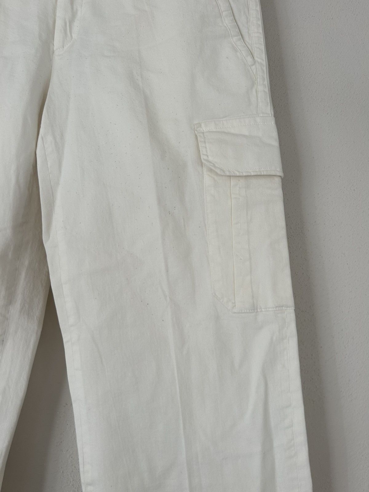 White Cargo Pants