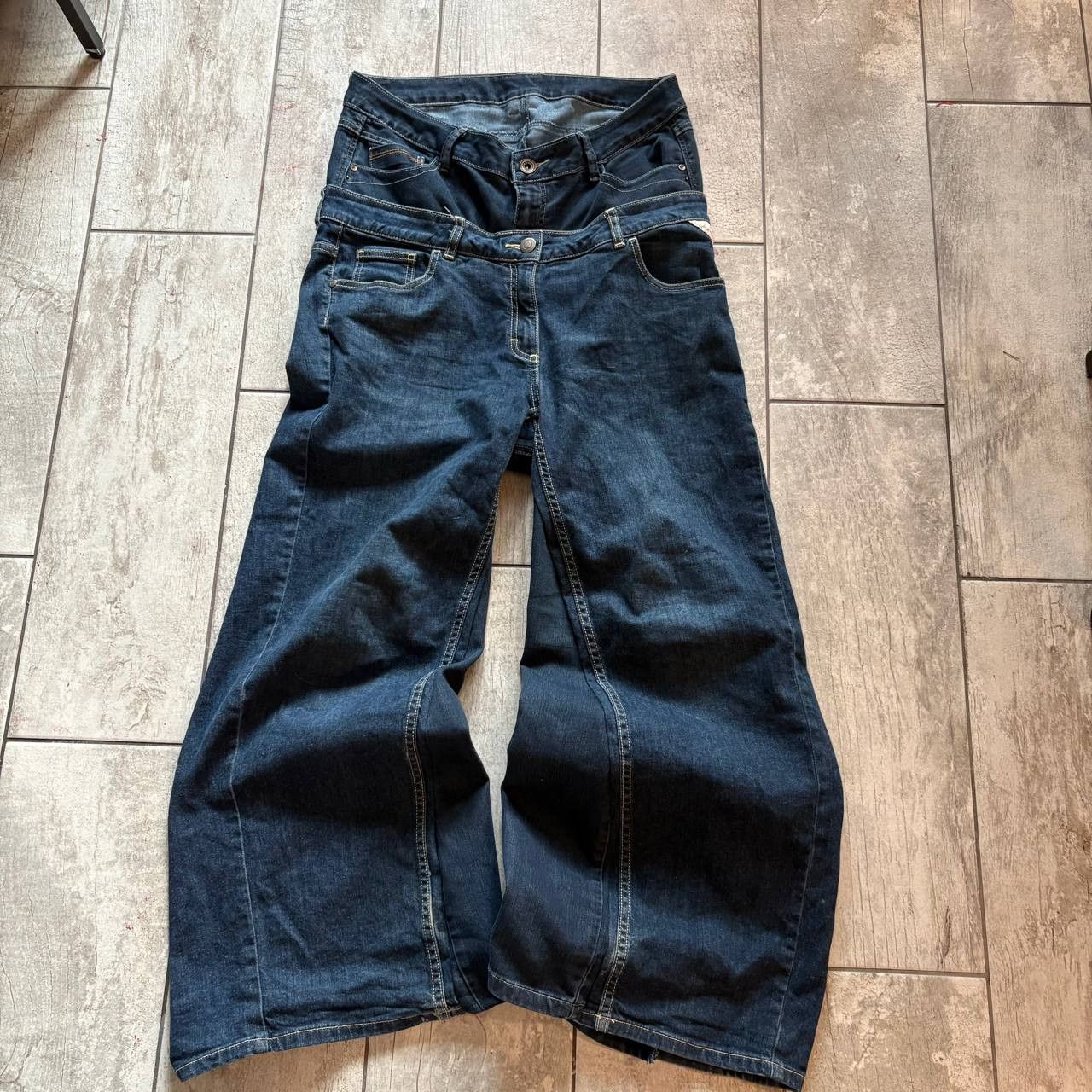 Japanese Brand rare flared blue handmade streetwear jeans Size US 31 - 4 Thumbnail
