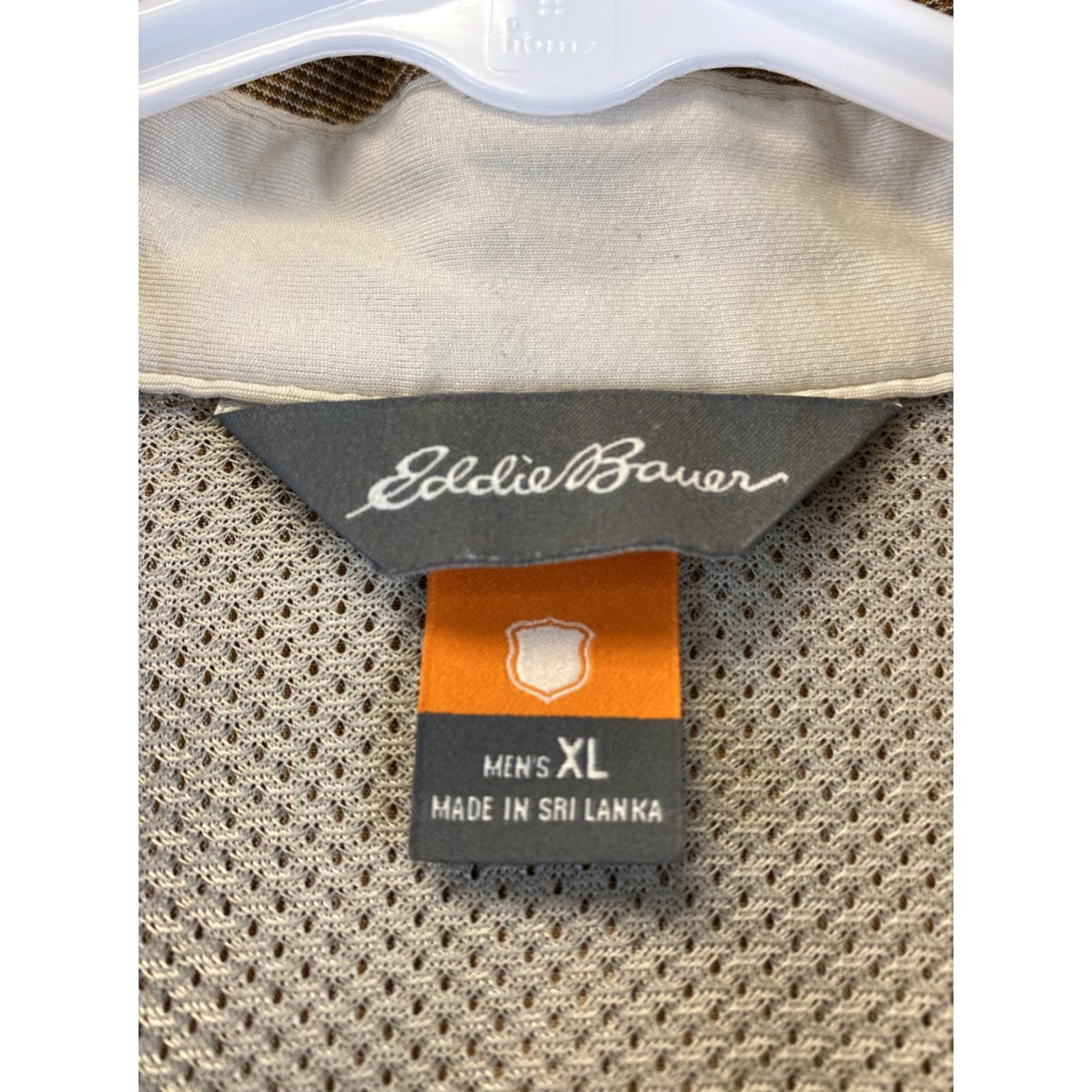 Eddie Bauer VINTAGE Eddie Bauer Sport Shop Men's Long Sleeve Vented Button-Up Shirt Sz L Brown Sports Size US L / EU 52-54 / 3 - 5 Thumbnail