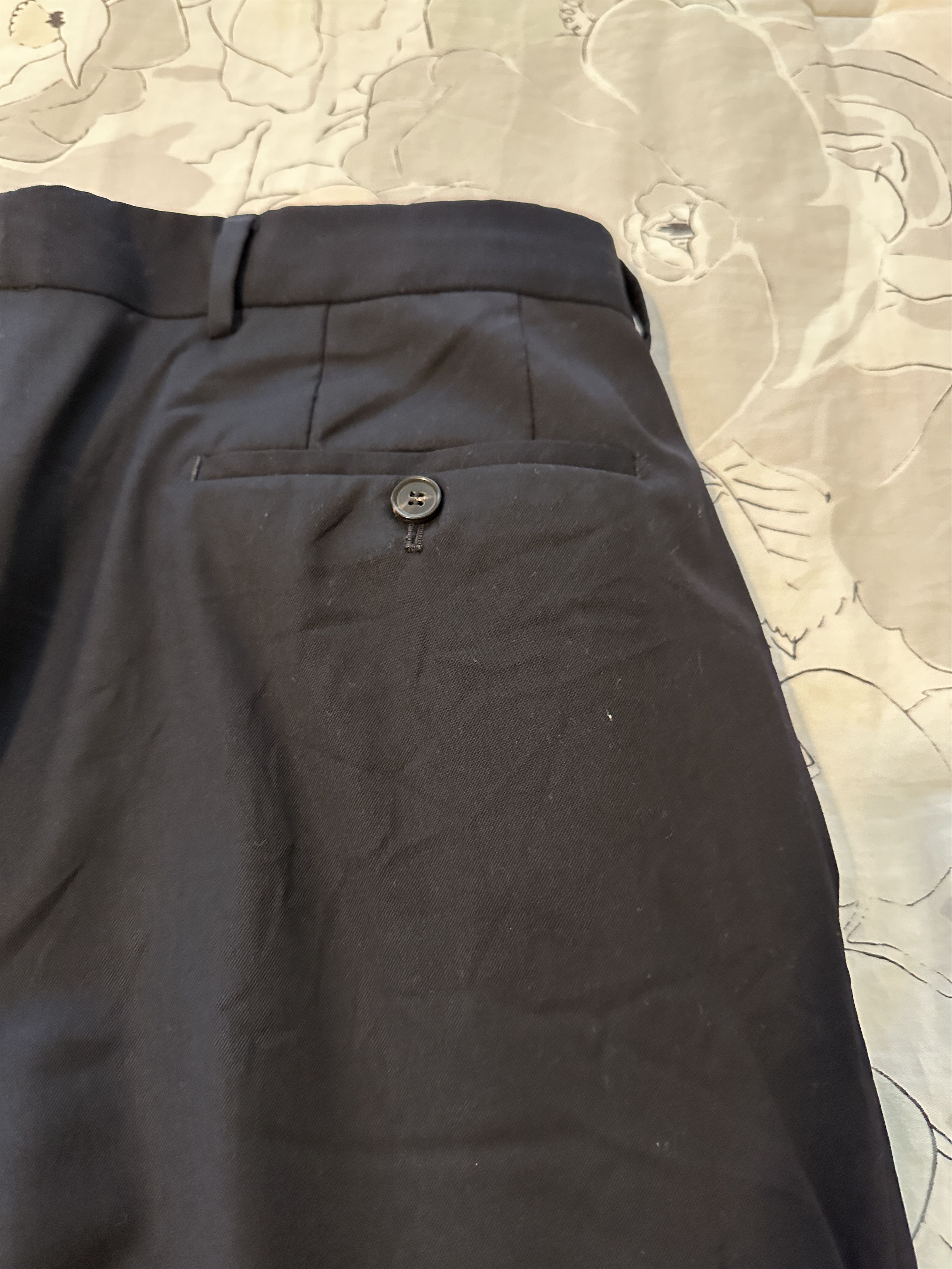 Hugo Boss Hugo Boss Men's Black Regular Fit Pants Size 36/32 Size US 36 / EU 52 - 9 Thumbnail