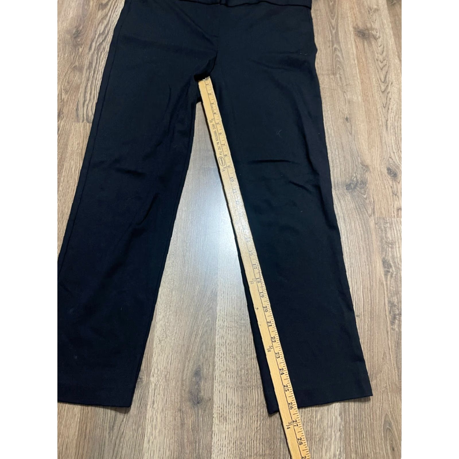 Vintage Amanda + Chelsea Pants Dress Pants Women 14 Black Regular Straight Inseam 26 in Casual Solid Vintage No Size 36" / US 14 / IT 50 - 4 Thumbnail