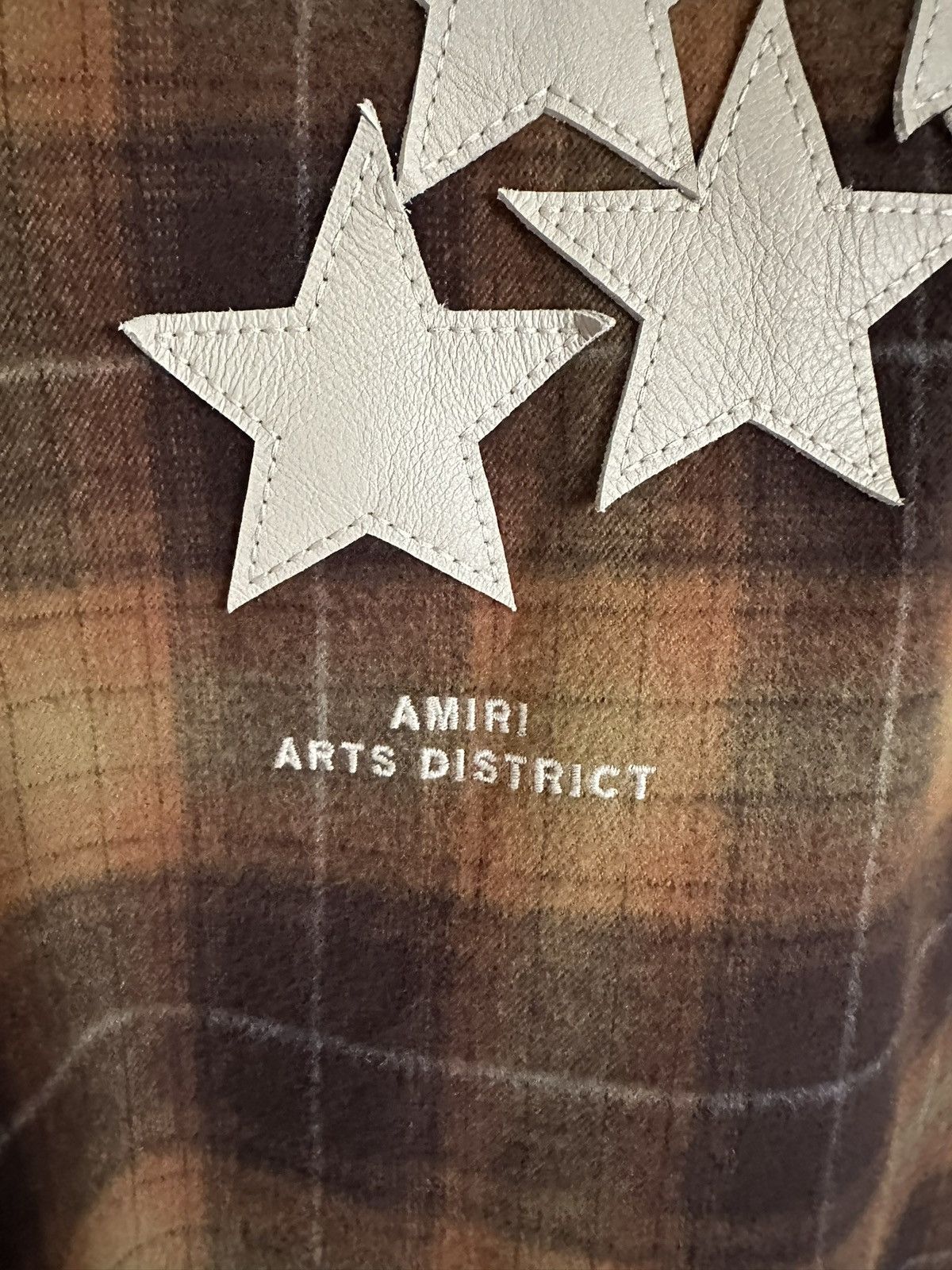 Amiri $890 Amiri leather star flannel shirt chai tea $890 🤑 Size US M / EU 48-50 / 2 - 14 Thumbnail