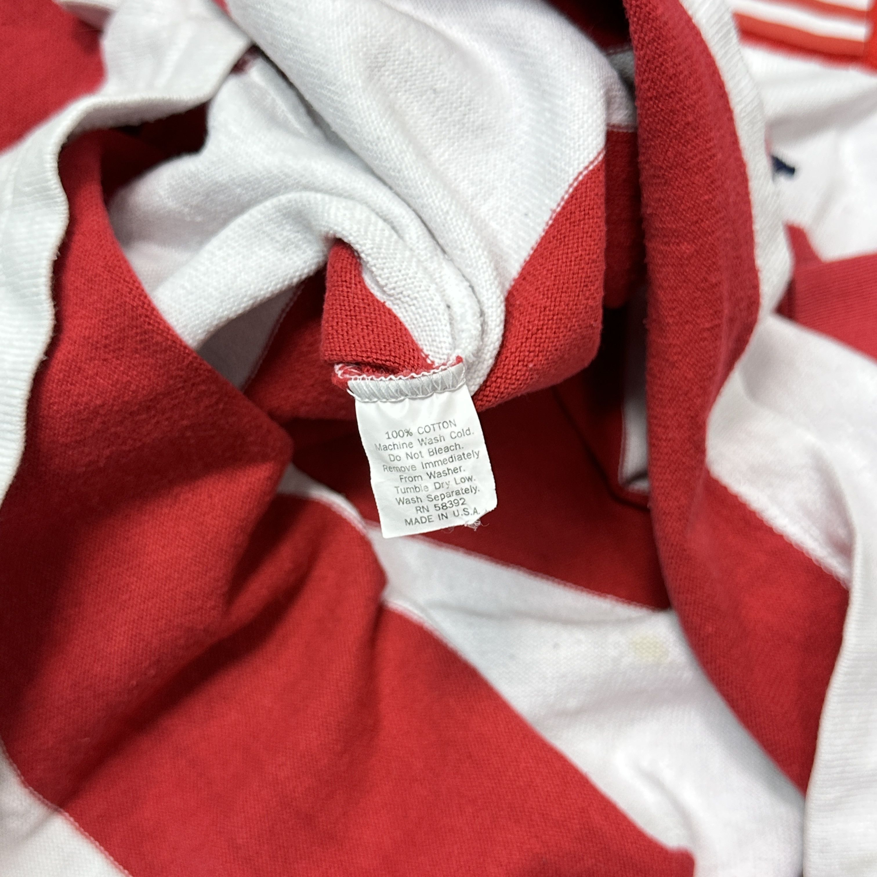 Dehen 1920 Vintage Striped Streetwear Rugby USA Sweatshirt Y2K Size US L / EU 52-54 / 3 - 7 Thumbnail