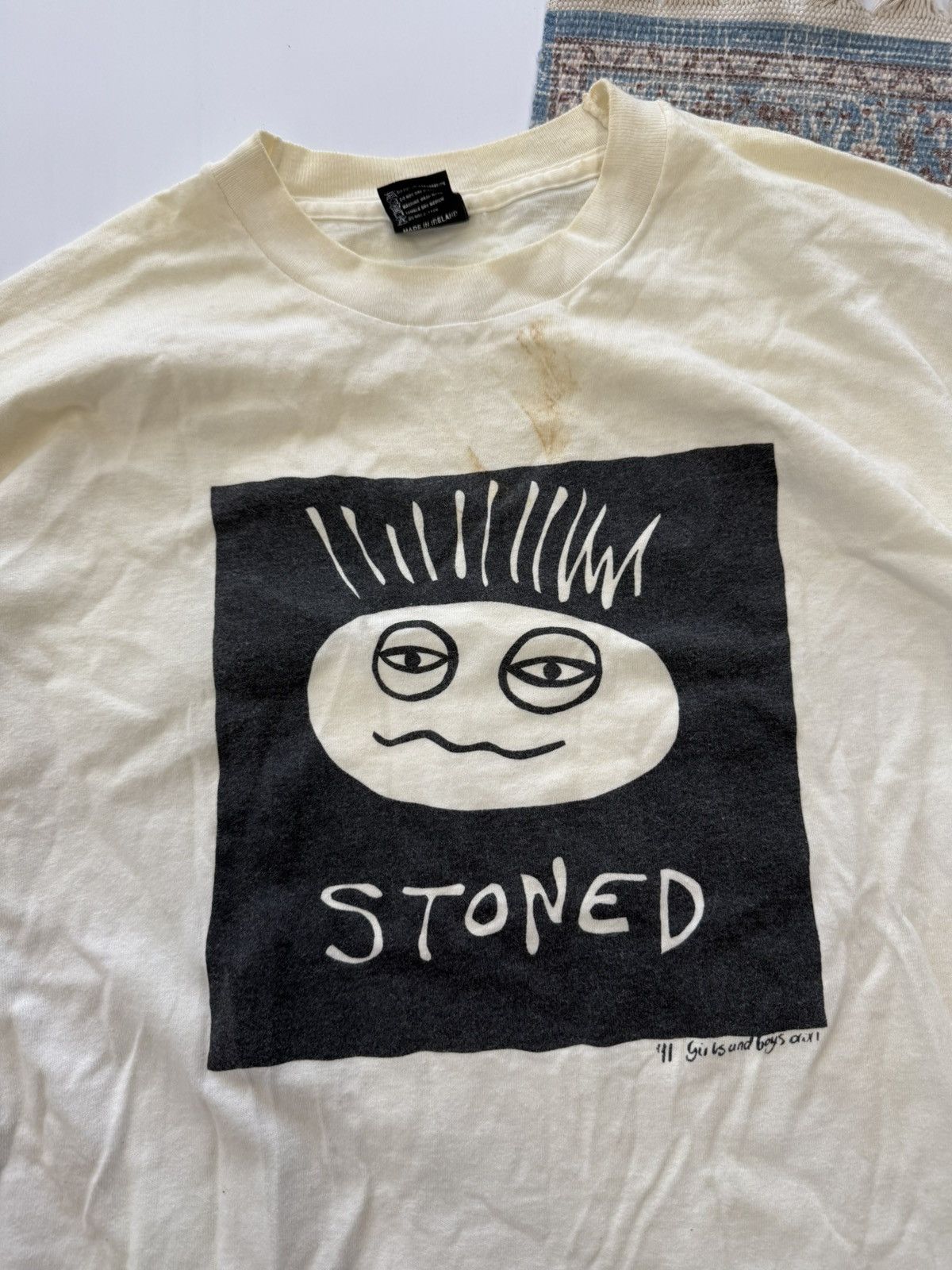 Vintage Vintage 1991 Stoned Again Screen Stars Humor Long Sleeve Size US XL / EU 56 / 4 - 2 Thumbnail