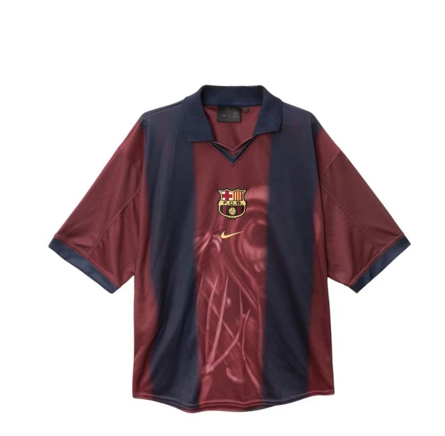 Other CJ X NIKE X FC BARCELONA RETRO 2000/01 HOME SKELETON JERSEY Size US M / EU 48-50 / 2 - 1 Thumbnail