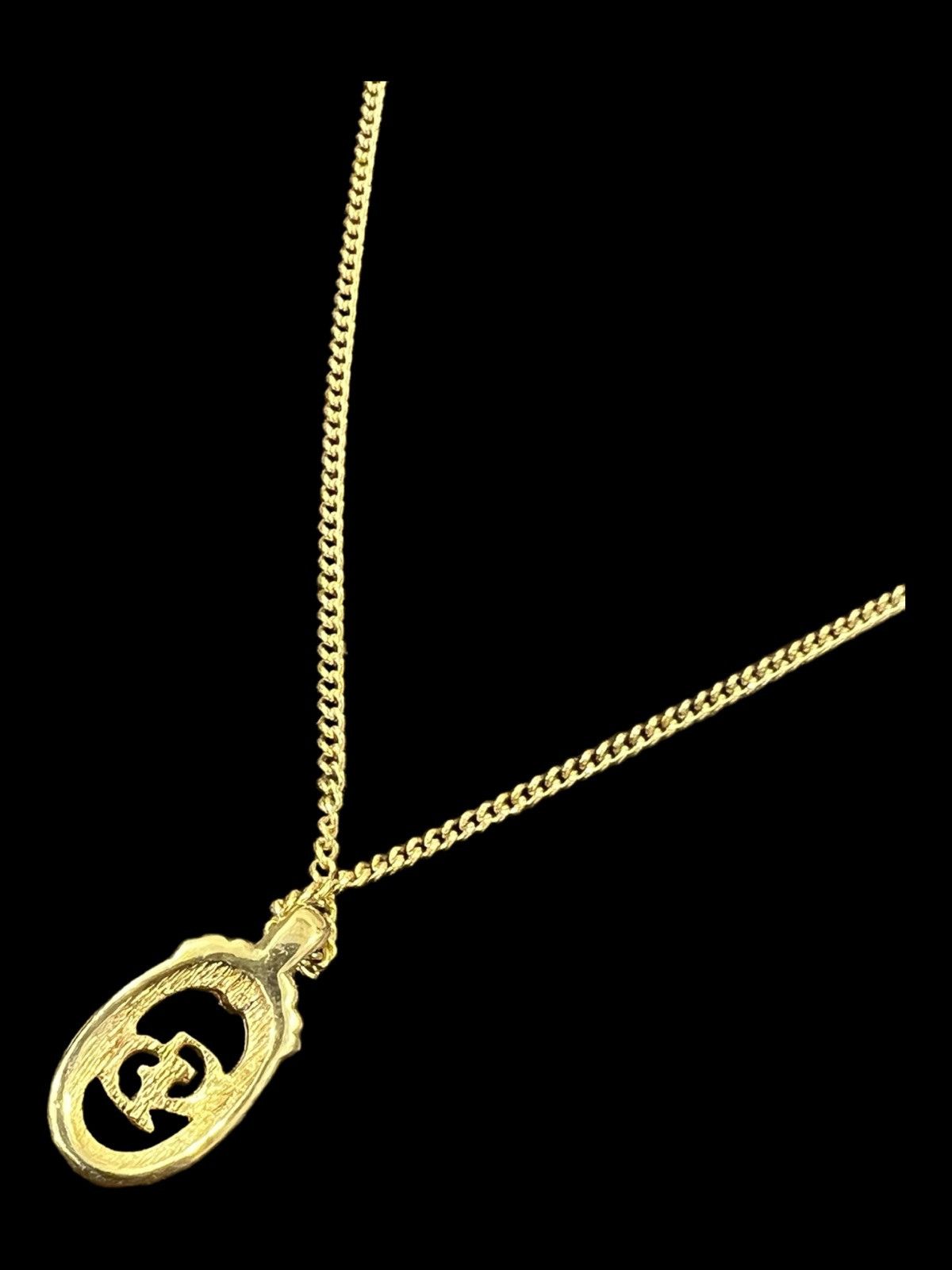 Christian Dior Monsieur Iconic Classic Dior Logo CD Dior Gold Chain Necklace Size ONE SIZE - 6 Thumbnail