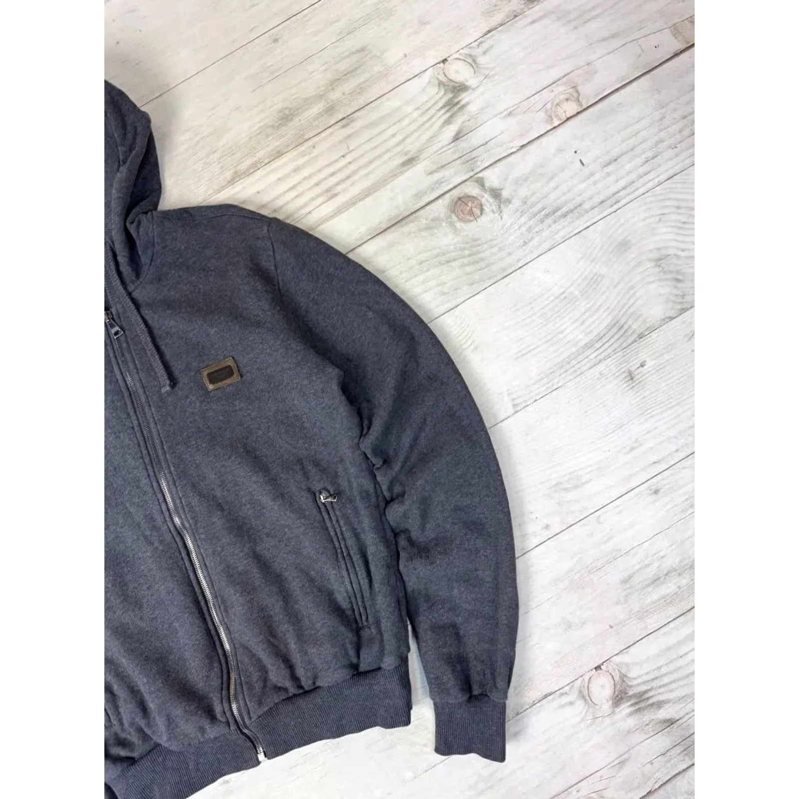 Dolce & Gabbana VINTAGE Dolce&Gabbana Logo Hoodie DG Full Zip Men Sz M gray Size US M / EU 48-50 / 2 - 3 Thumbnail
