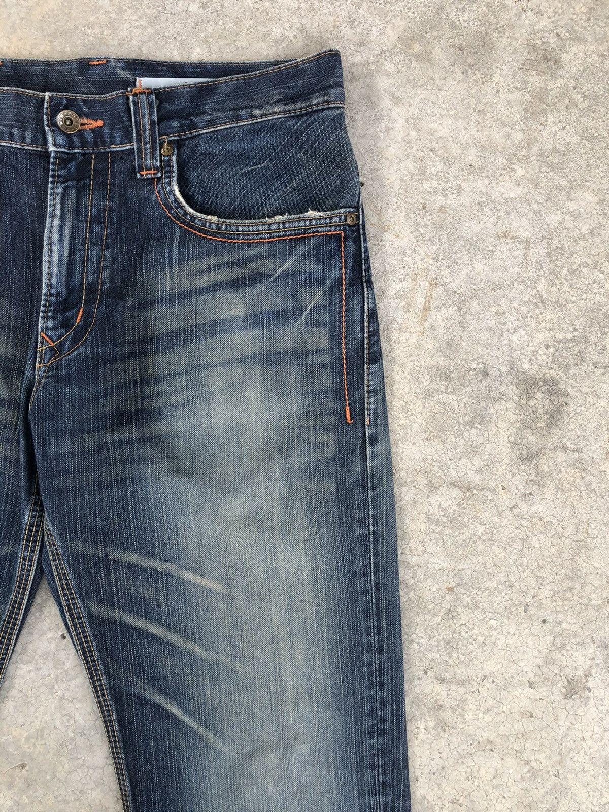 If Six Was Nine Edwin XVS Flared Jeans Bootcut Distressed Jeans Buckle back Size US 34 / EU 50 - 5 Thumbnail