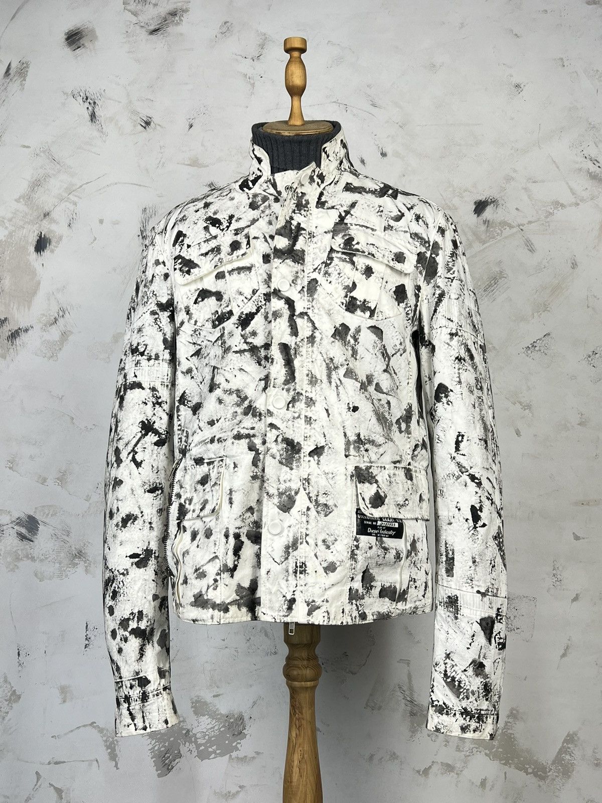 Diesel Vintage Diesel Custom Jacket Size M - L Size US L / EU 52-54 / 3 - 2 Thumbnail