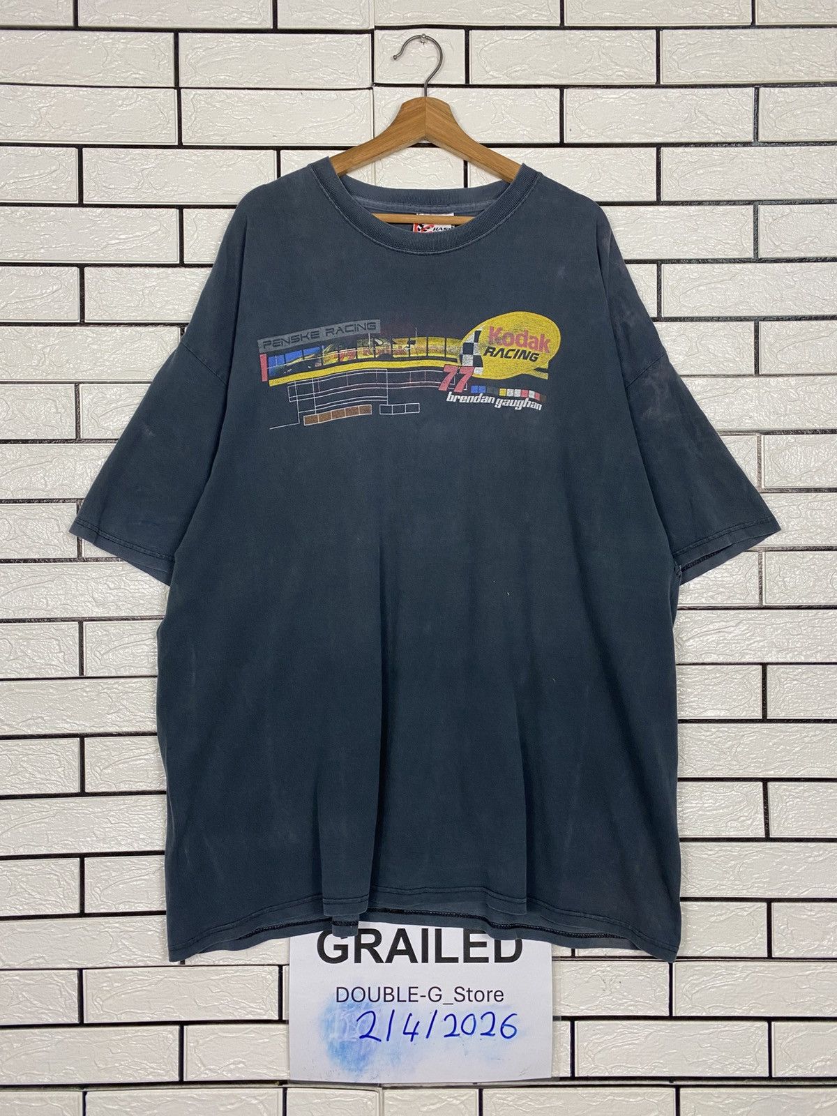 Vintage 📌Vintage Trashed Distressed T-Shirt Kodak Racing Big Logo Size US XXL / EU 58 / 5 - 1 Thumbnail