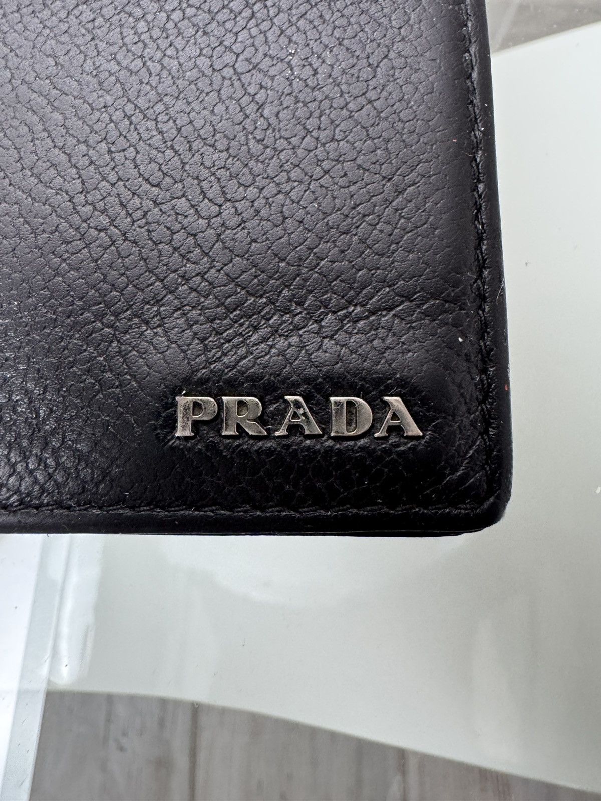 Prada Prada Saffiano Leather Wallet-Black Size ONE SIZE - 5 Thumbnail