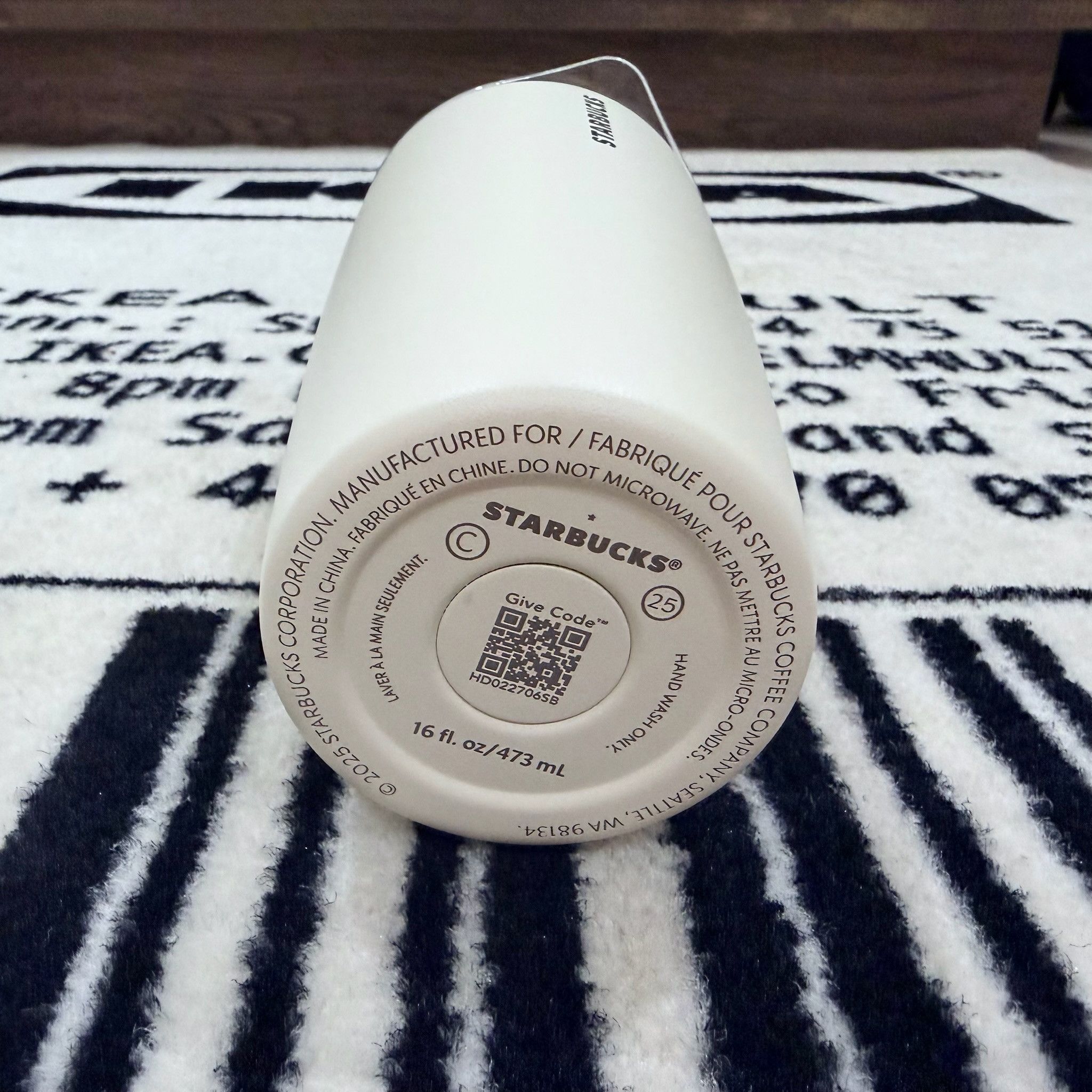 Other Starbucks MiiR 2025 Holiday Puppy Dog Tumbler White 16oz Size ONE SIZE - 6 Thumbnail