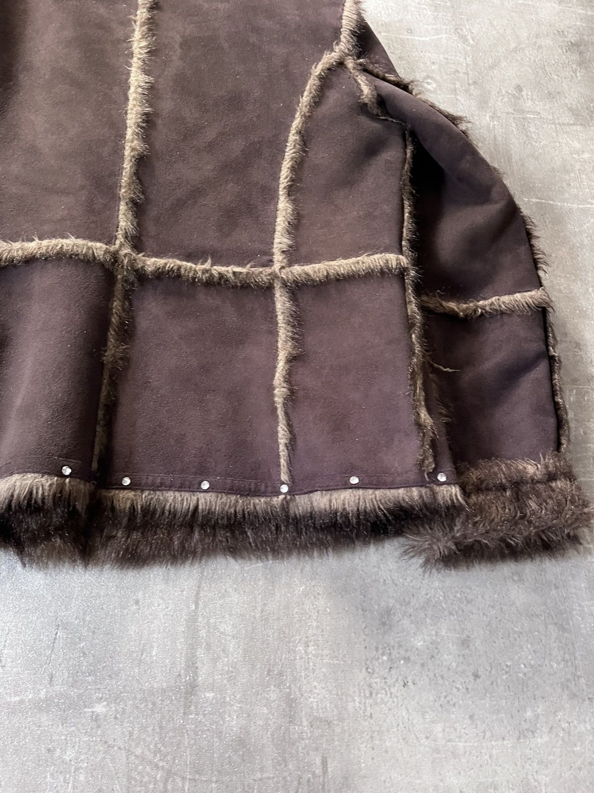 Balmain Balmain faux fur brown jacket women 00s Size L / US 10 / IT 46 - 11 Thumbnail