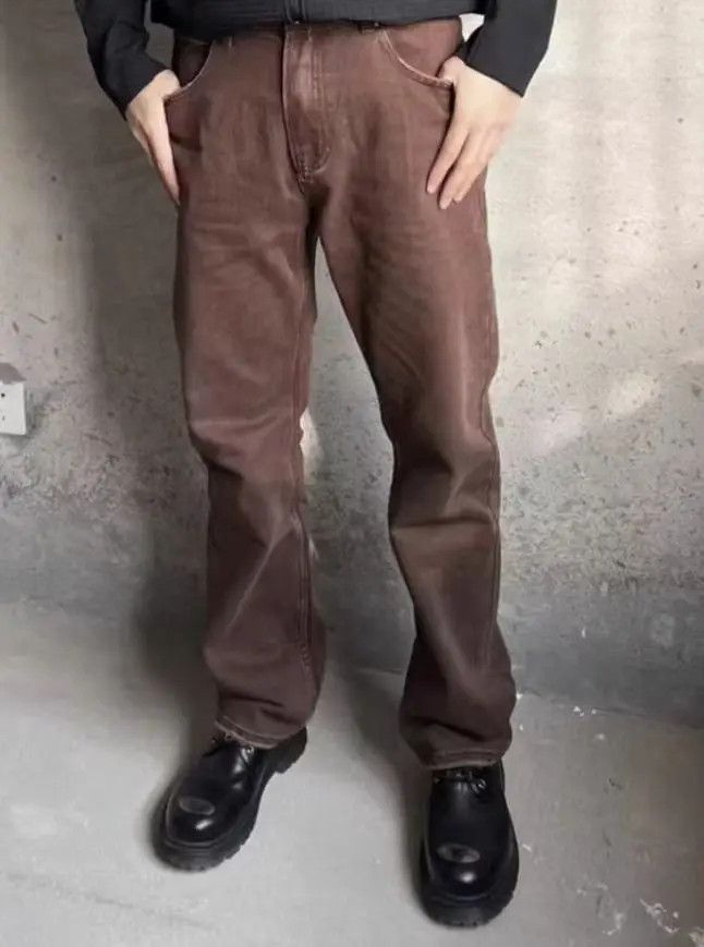 Designer × Japanese Brand Vintage street hip hop distressed washed jeans Size US 32 / EU 48 - 4 Thumbnail