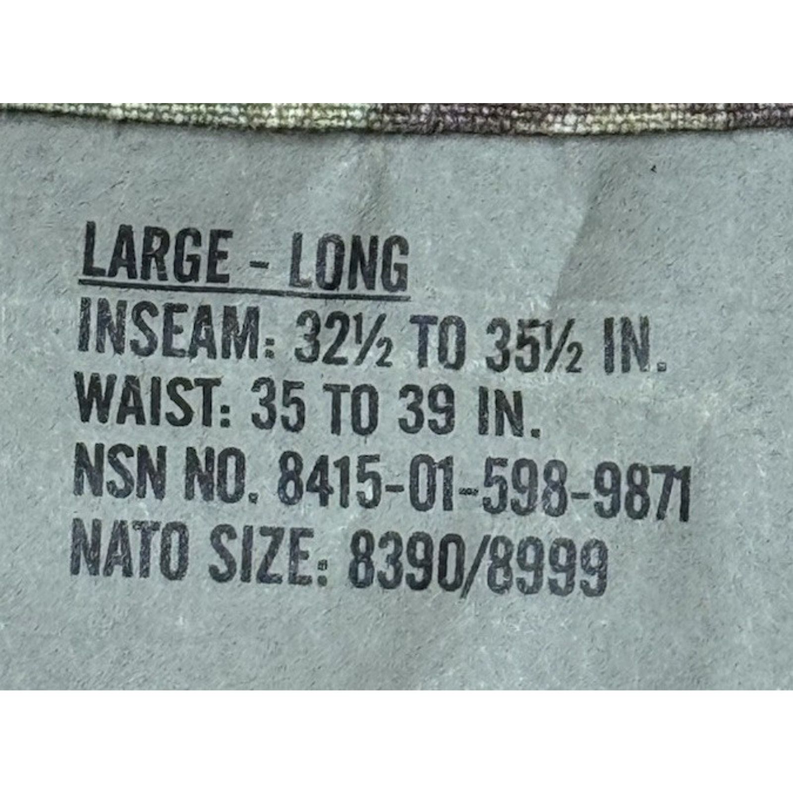 Other Multicam Insect Guard Repellent 8415-01-598-9871 Pants Large Size US 36 / EU 52 - 3 Thumbnail