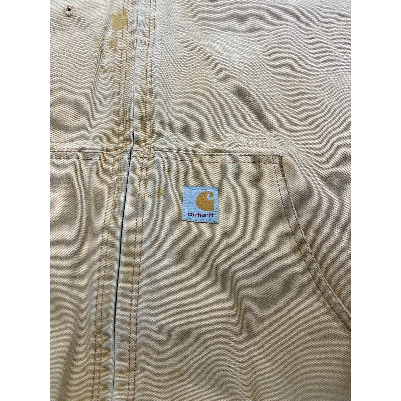 Carhartt Vintage Carhartt J130 Distressed Active Jac Tumbleweed Canva Size US XL / EU 56 / 4 - 4 Thumbnail
