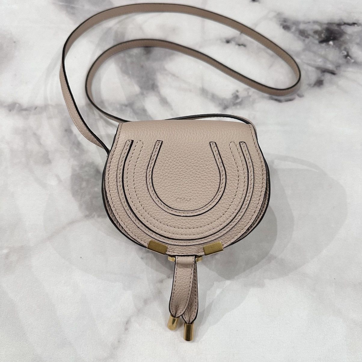 Chloe NEW CHLOE BEIGE MARICE NANO BAG Size ONE SIZE - 1 Thumbnail