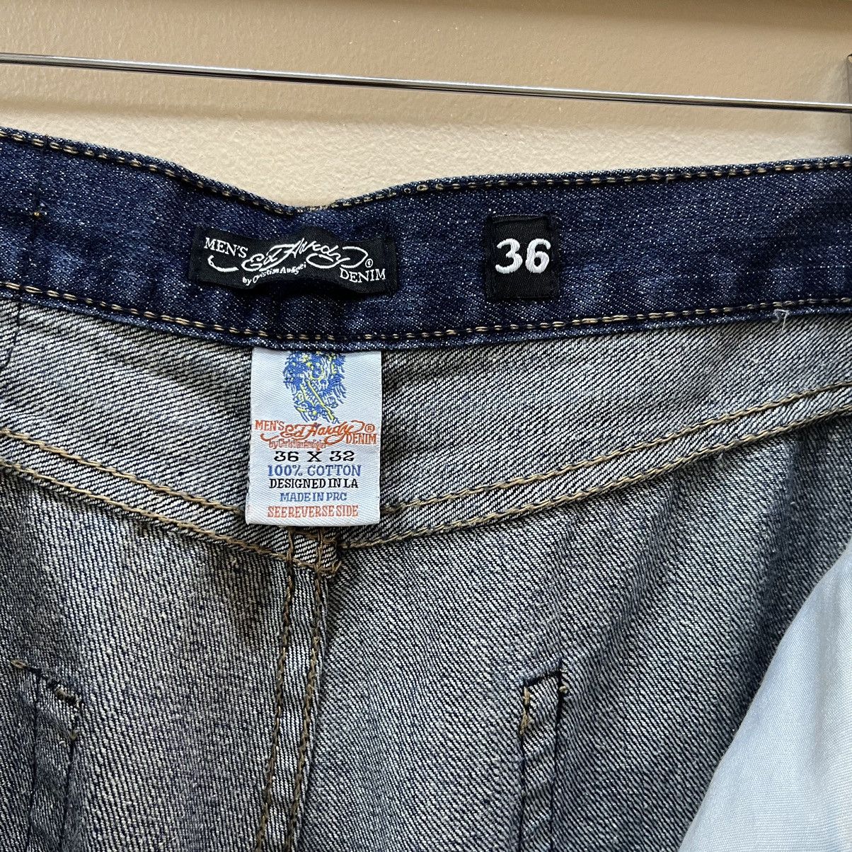 Christian Audigier × Ed Hardy × Von Dutch Vintage Y2k Ed Hardy Embroided and patches Jeans Size US 34 / EU 50 - 13 Thumbnail