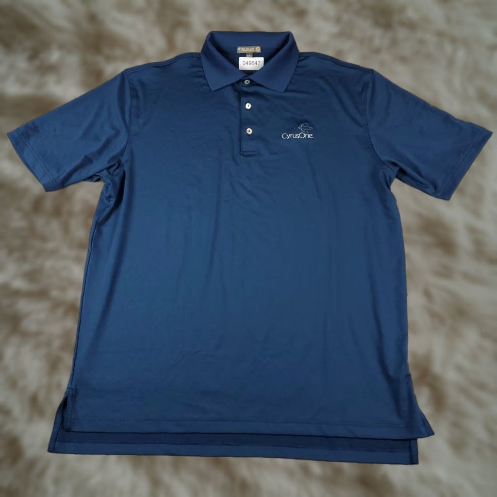 Peter Millar Peter Millar Polo Shirt Mens Large Blue Summer Comfort Golf Short Sleeve Size US L / EU 52-54 / 3 - 1 Thumbnail