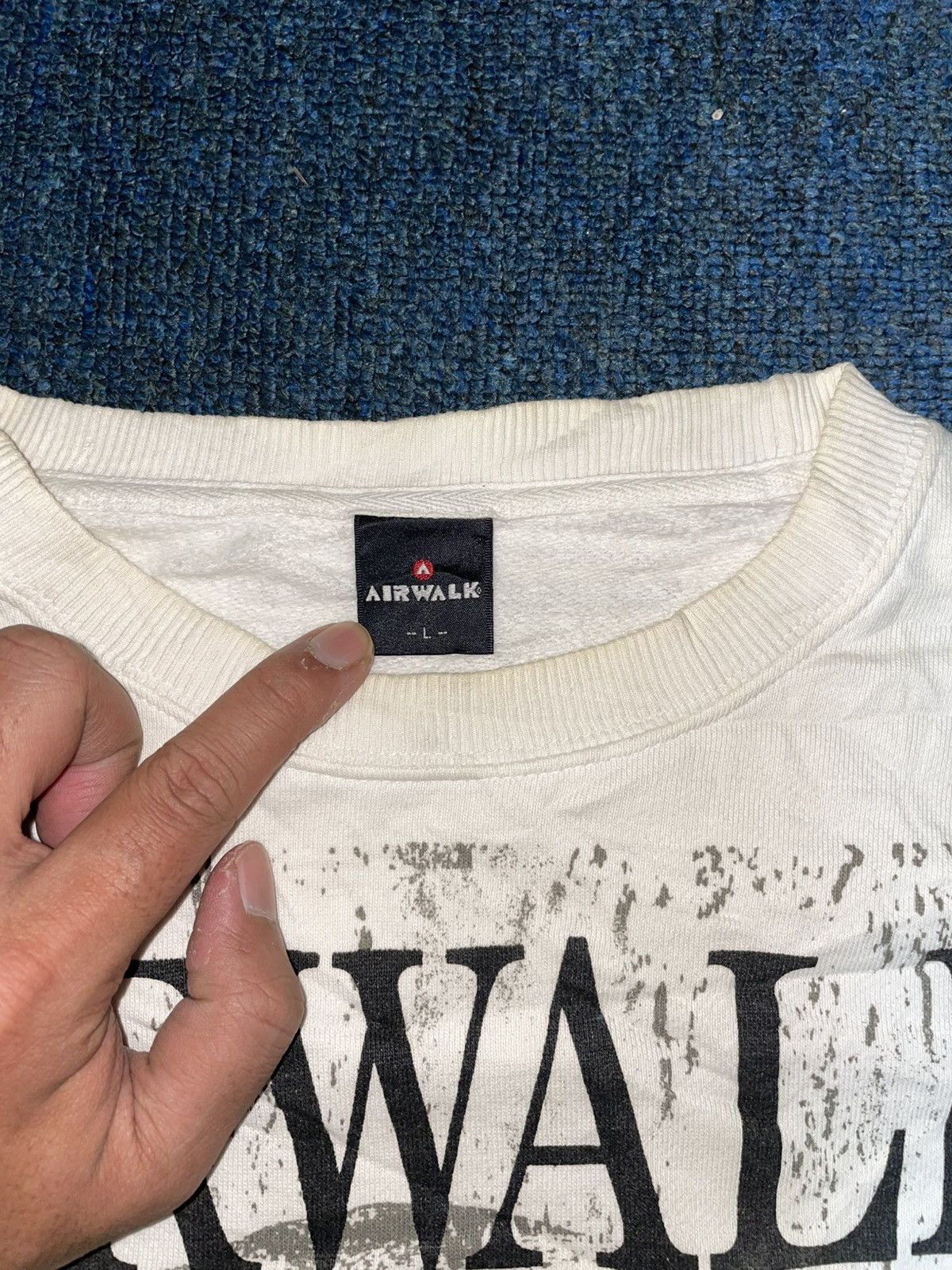Japanese Brand Vintage Airwalk Sweatshirt poems When this Happenes Size US L / EU 52-54 / 3 - 4 Thumbnail