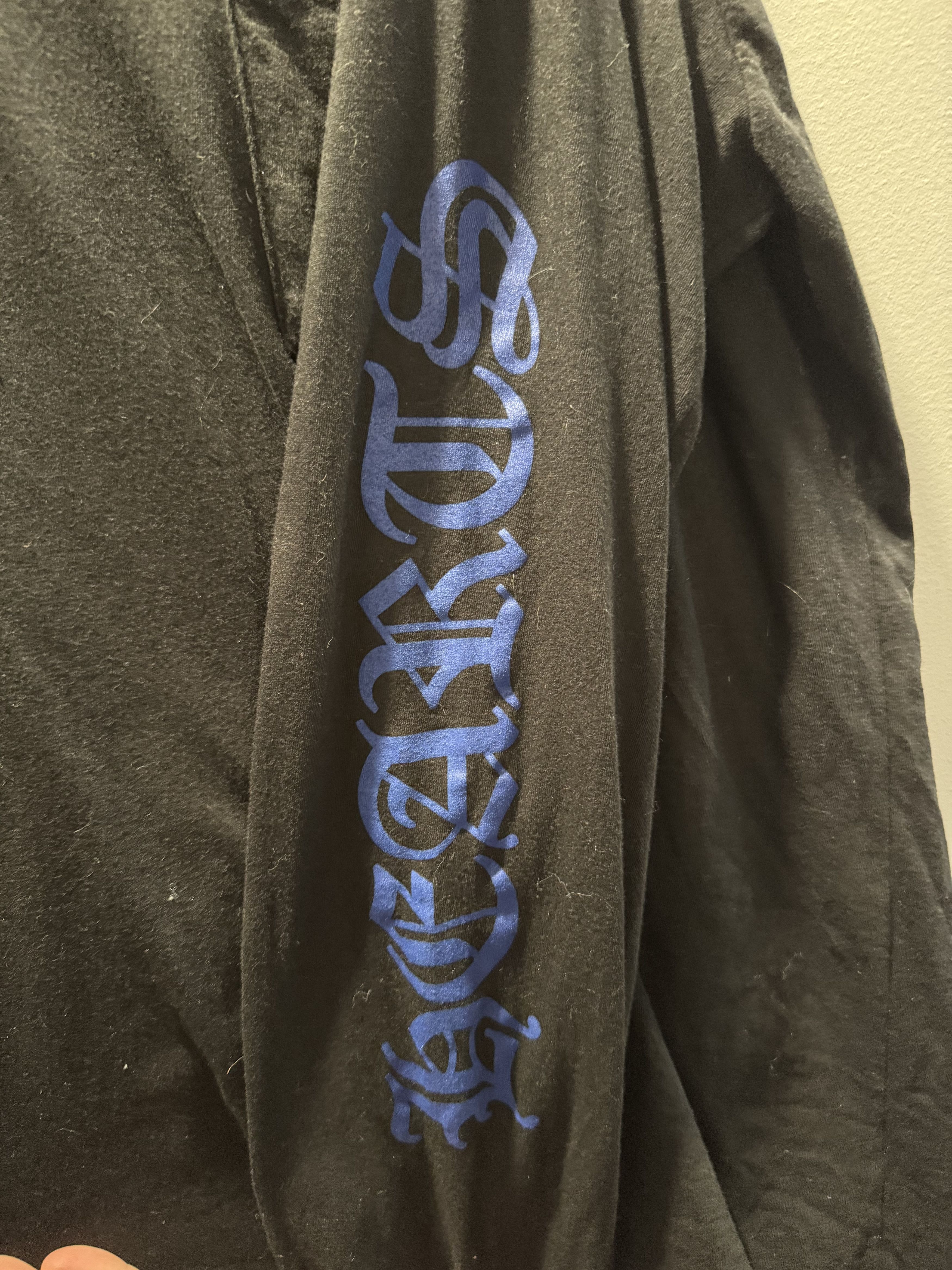 Chrome Hearts Chrome Hearts Blue Neck Spellout L/S Size US XL / EU 56 / 4 - 7 Thumbnail