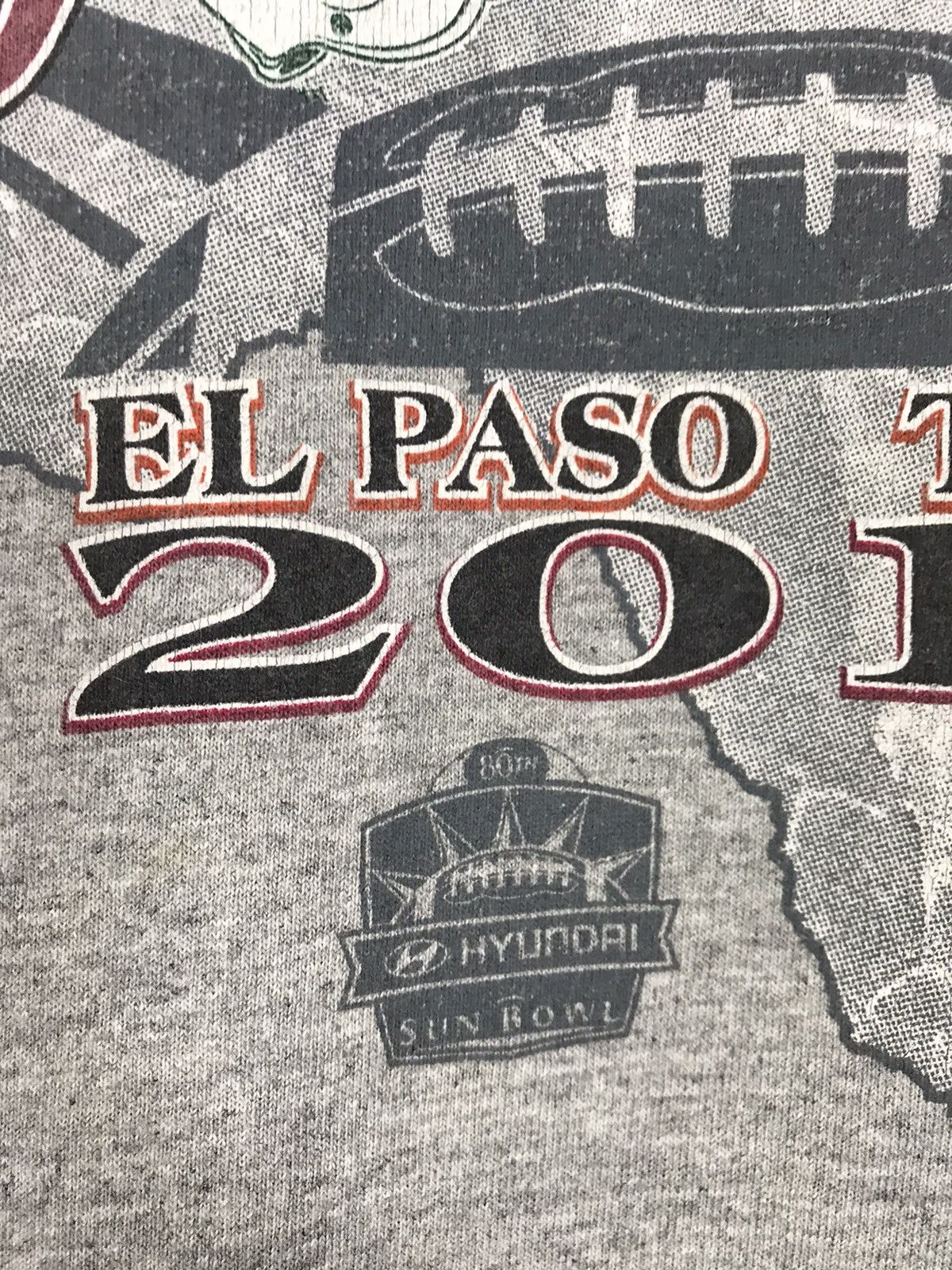 NFL Vintage 2015 Sun Bowl El Paso Texas Tee Size US XL / EU 56 / 4 - 4 Thumbnail