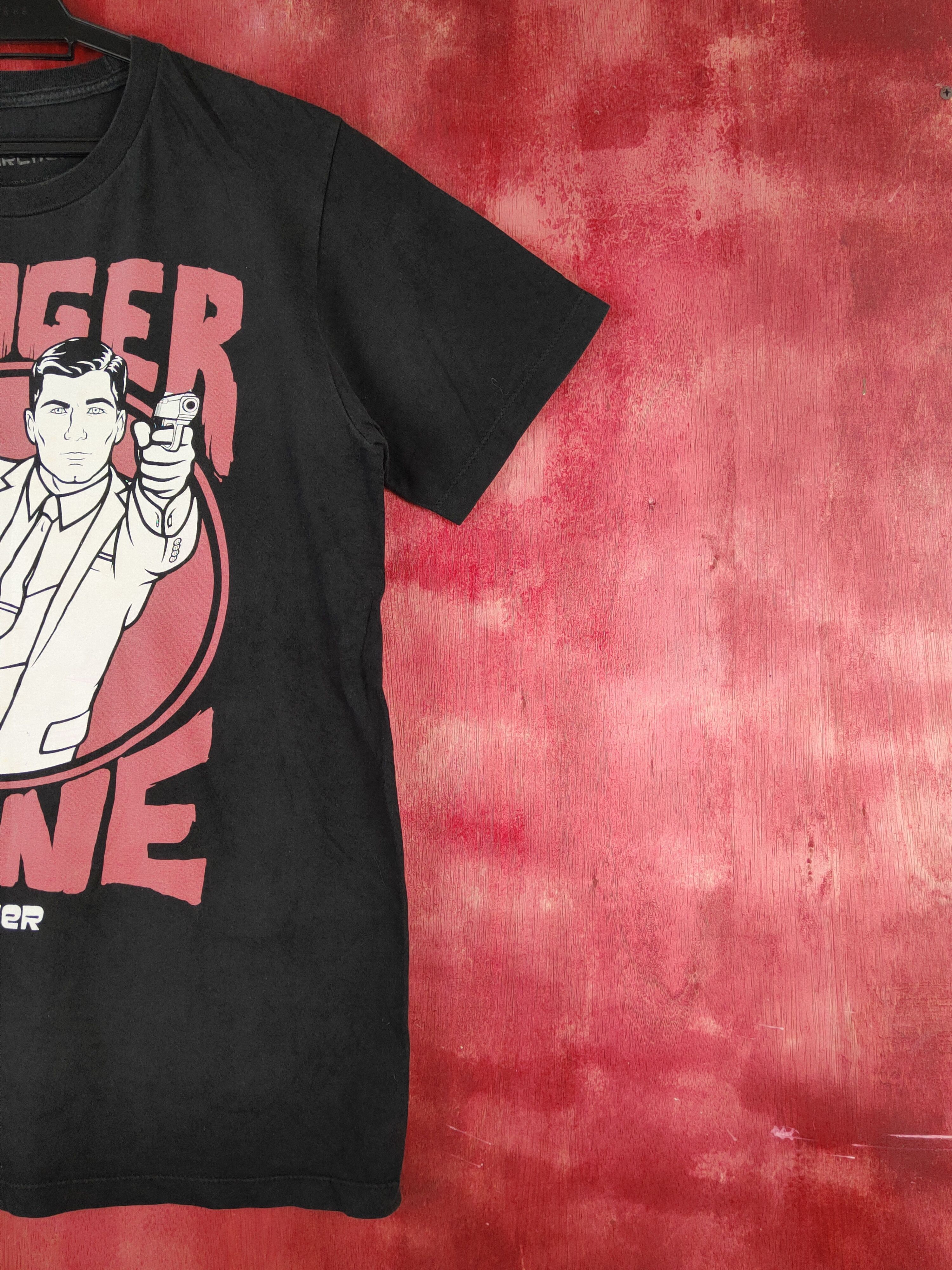 Japanese Brand Archer Black Short Sleeve T-shirts #S2295 Size US M / EU 48-50 / 2 - 6 Thumbnail