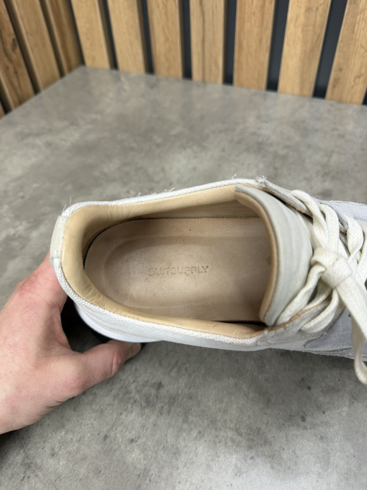 Suitsupply Suitsupply White Suede & Textile Sneakers Men’s Size 43 Size US 10 / EU 43 - 15 Thumbnail