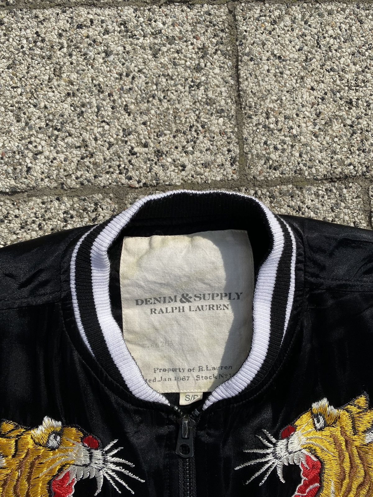 Denim & Supply Ralph Lauren × Polo Ralph Lauren × Vintage Denim And Supply Ralph Lauren WMNS Bomber Tiger Jacket Size S / US 4 / IT 40 - 3 Thumbnail
