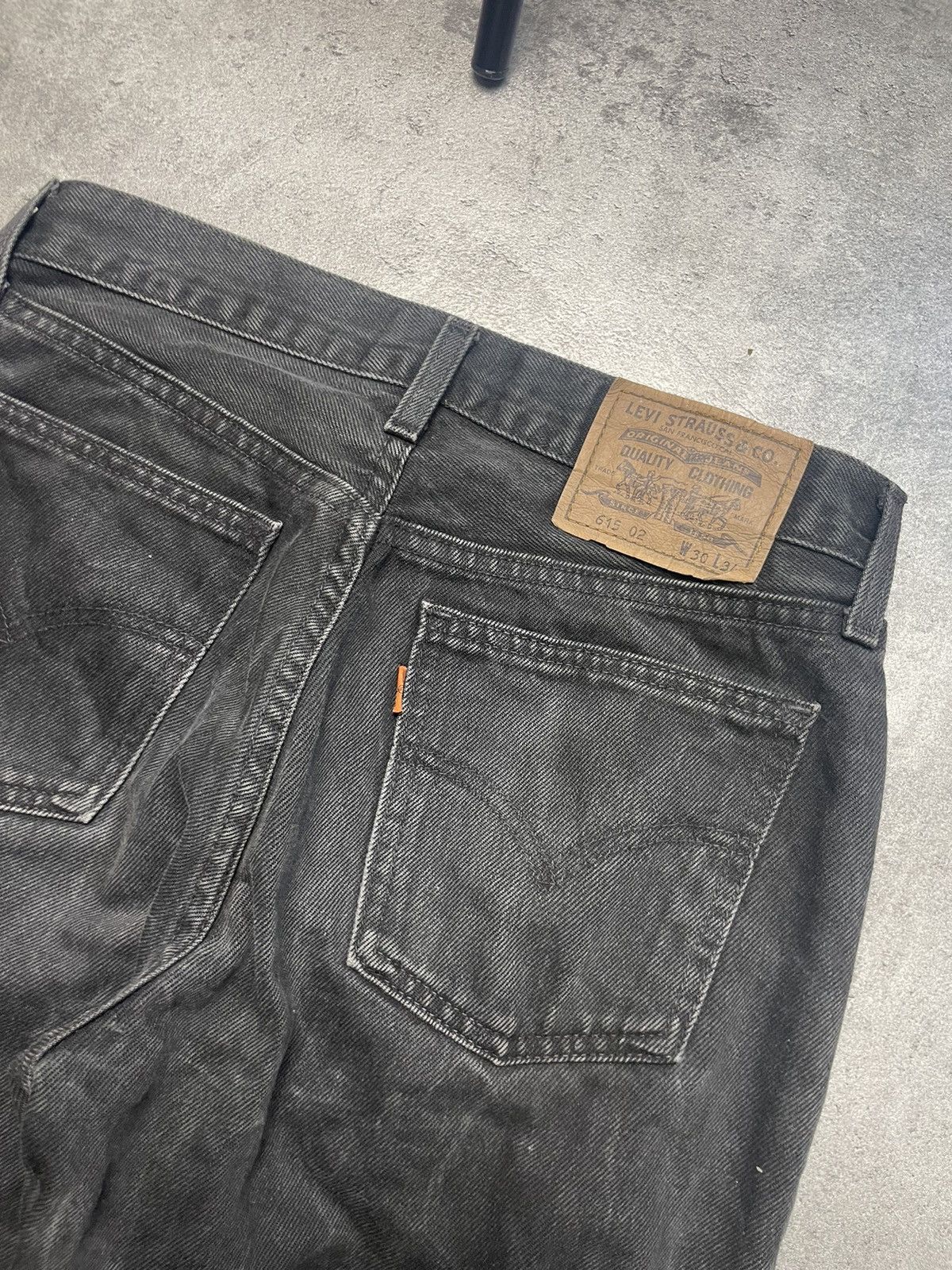 Japanese Brand × Levi's × Vintage Levis 615 denim straight jeans baggy washed black retro 90s Size US 30 / EU 46 - 2 Thumbnail