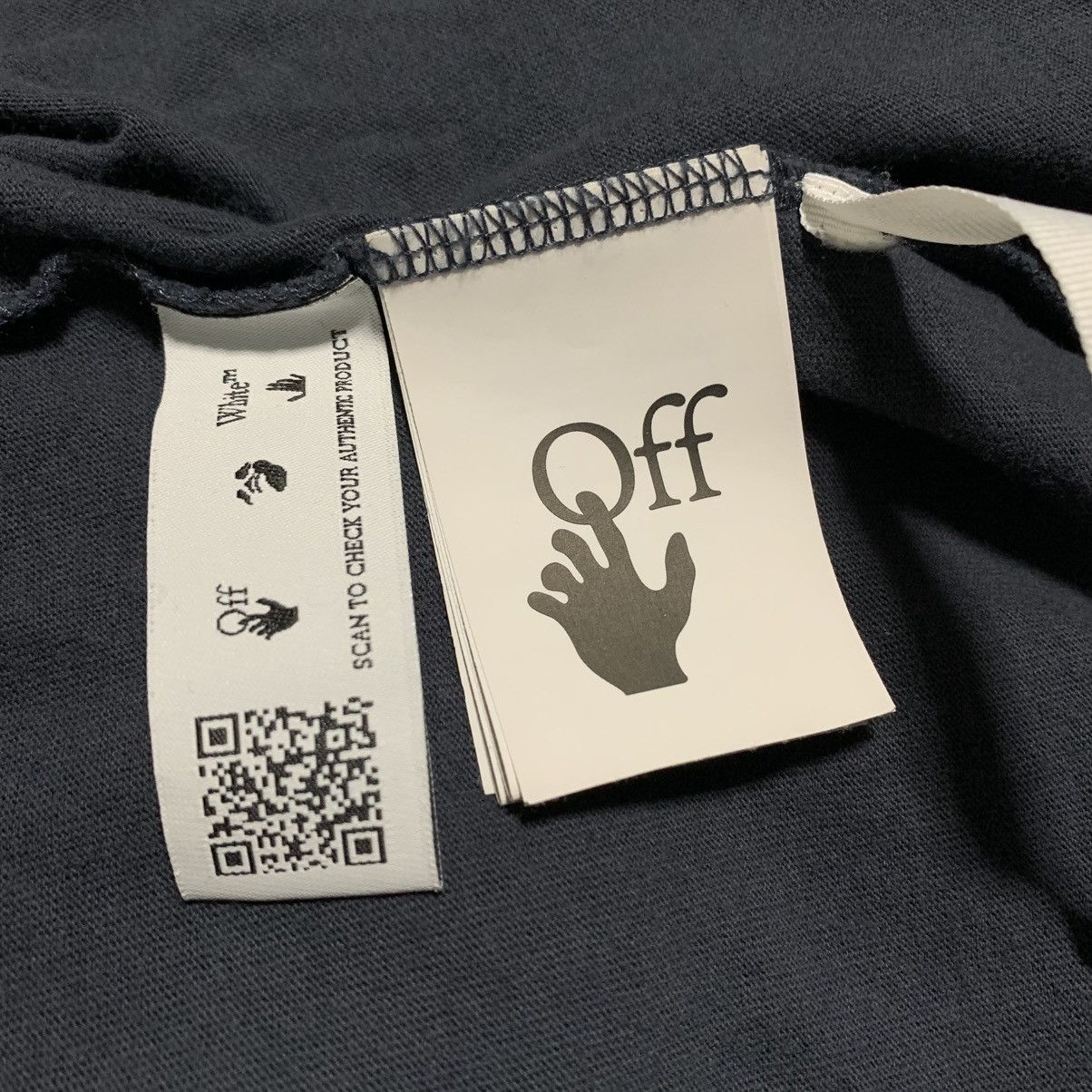 Off-White Off White Medium Lighting Arrows Blue Tee Virgil Abloh Size US M / EU 48-50 / 2 - 7 Thumbnail
