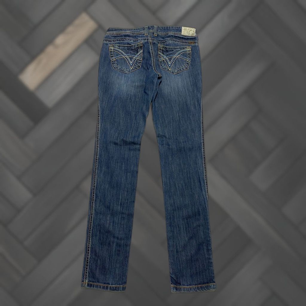 Vintage Vanilla Star Jeans Skinny 5-Pocket Denim Blue Juniors Size 7 Womens Size 28" / US 6 / IT 42 - 1 Thumbnail