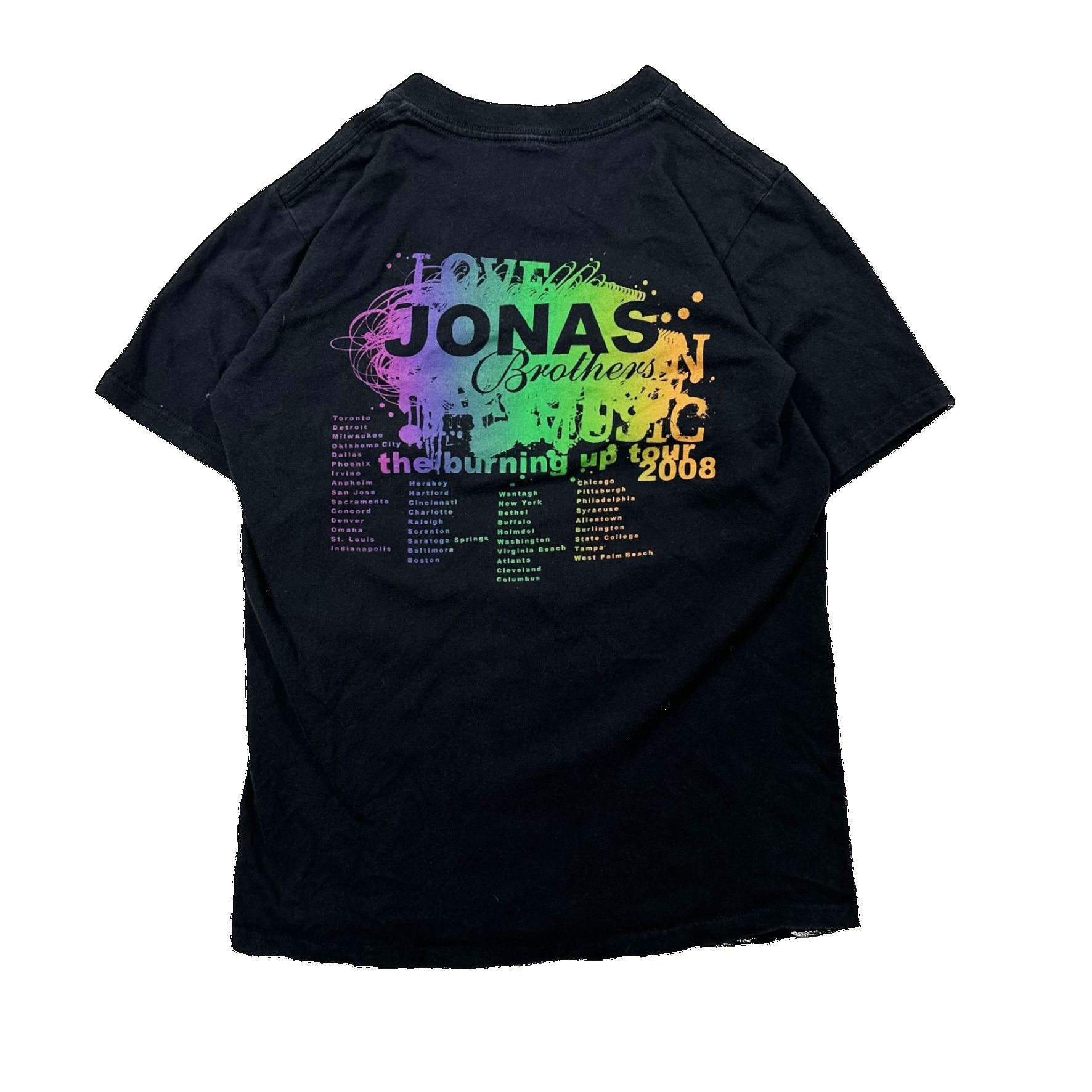 Vintage Vintage 00s Jonas Brothers Graphic T Shirt Size US S / EU 44-46 / 1 - 3 Thumbnail
