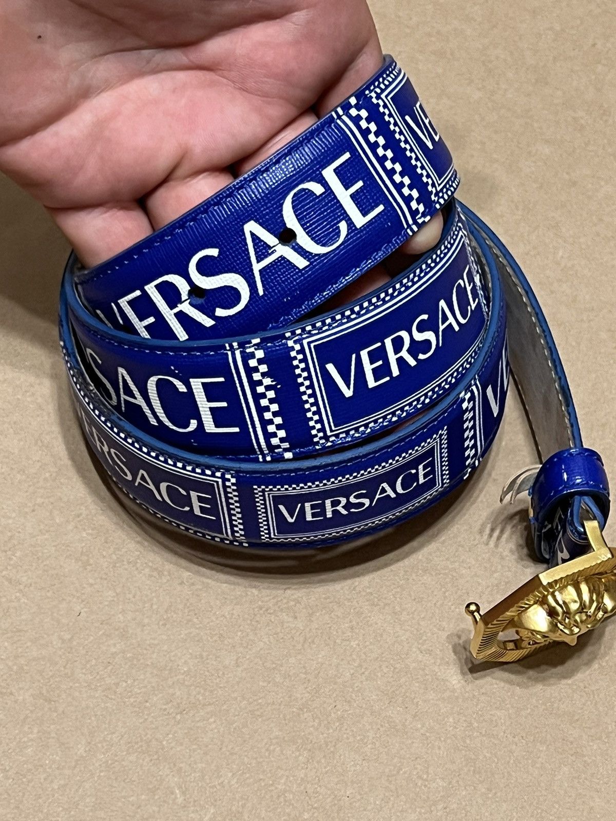 Versace Versace Monogram Belt Size 34 - 7 Thumbnail