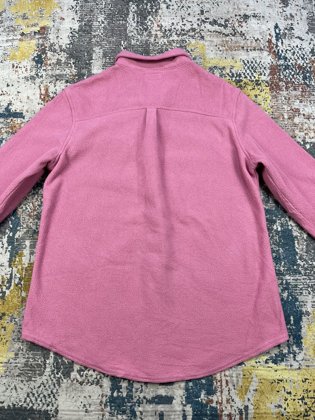 L.L. Bean LL Bean Long Sleeve Button Up Pink Fleece Over Shirt Size US S / EU 44-46 / 1 - 4 Thumbnail