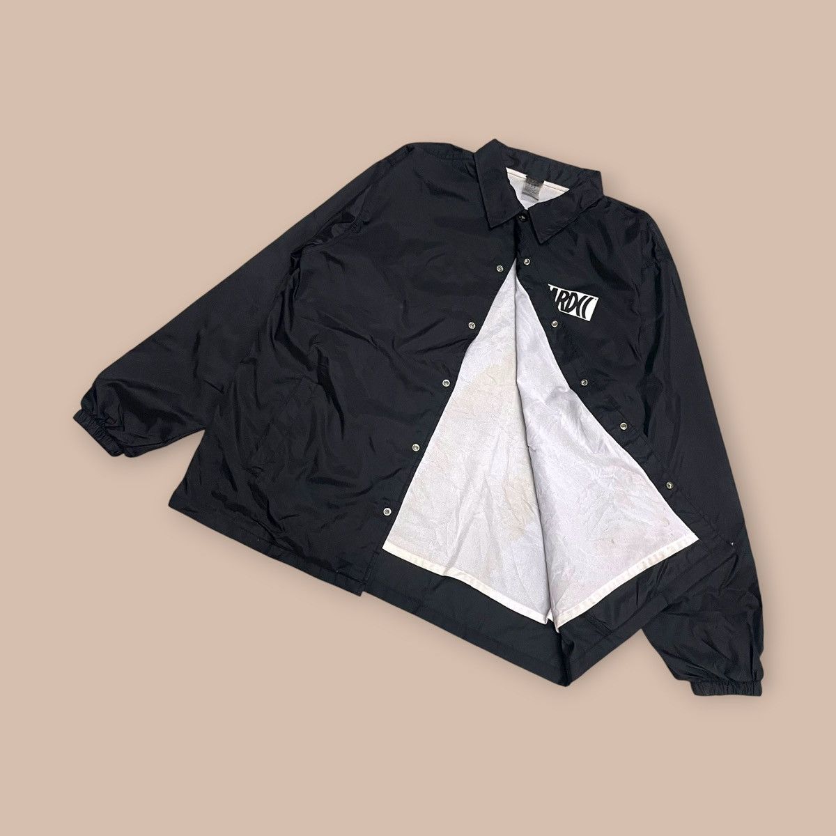 Japanese Brand HARDCORE CHOCOLATE HARDCC Nylon Coach Jacket 2020 Size US XL / EU 56 / 4 - 4 Thumbnail