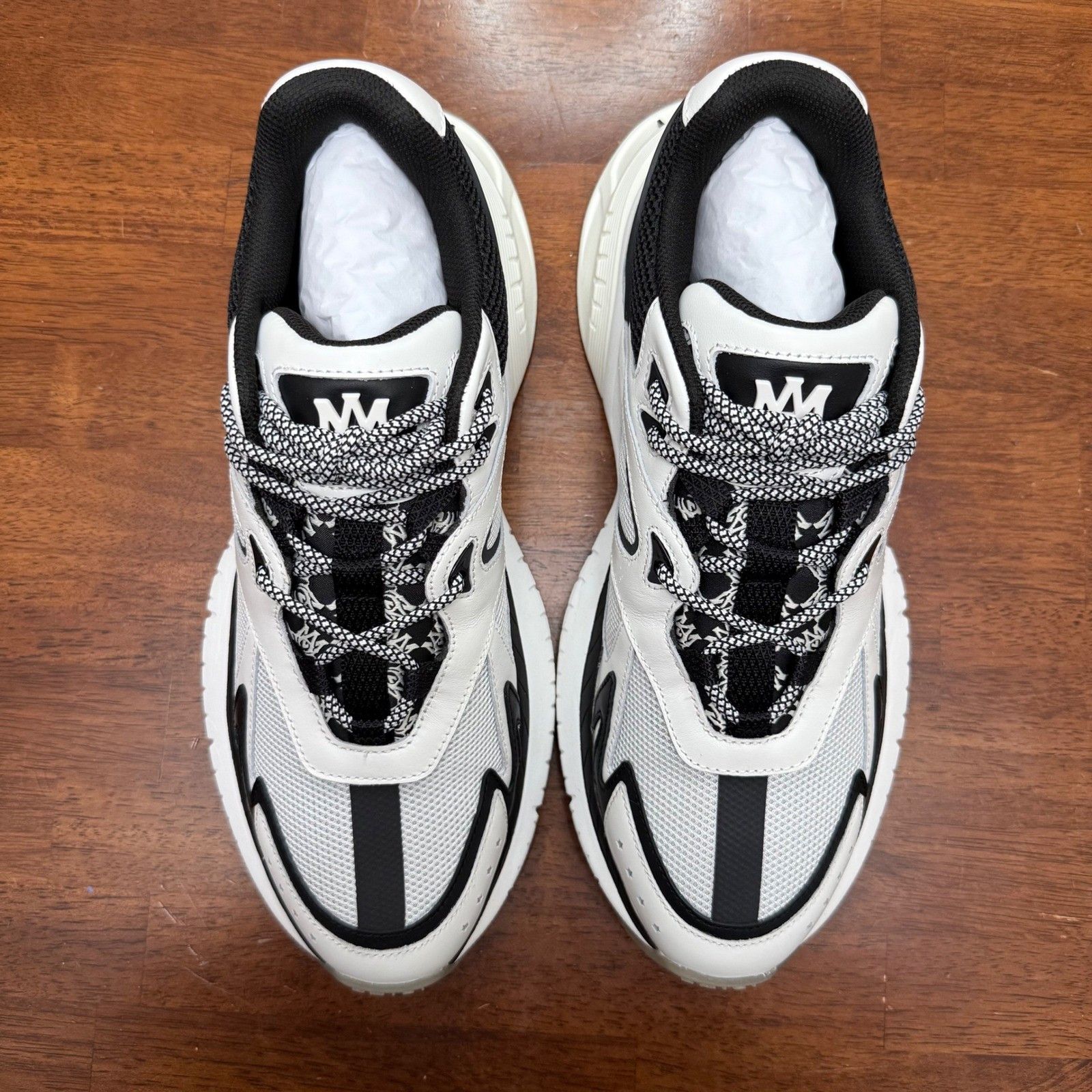 Amiri Amiri MA Runner Mens Size 10 Black White AMFOSR1089-001 Size US 10 / EU 43 - 8 Thumbnail
