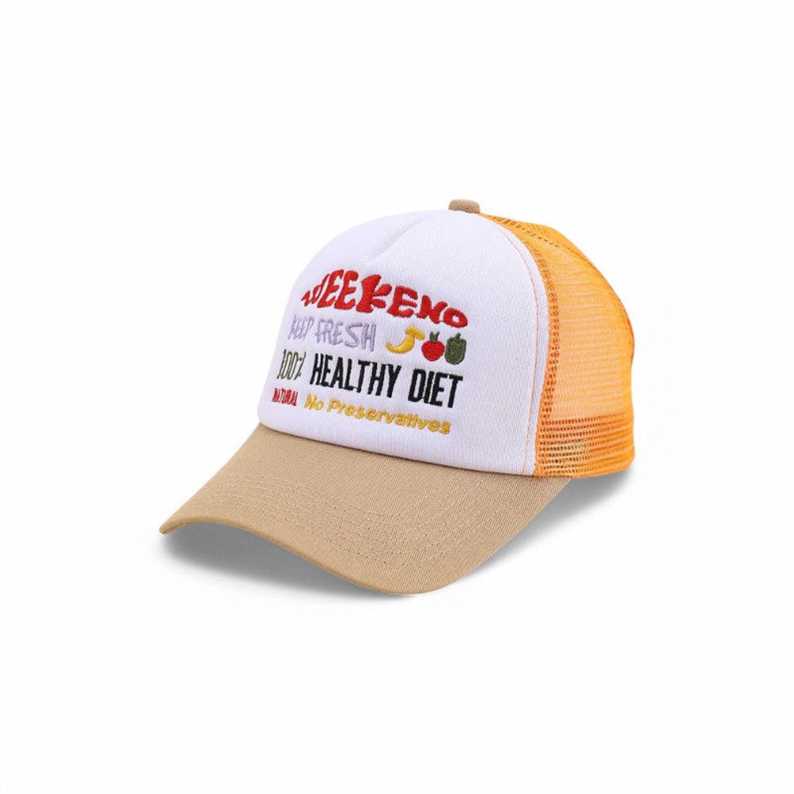 Other Embroidered "Healthy Diet" Trucker Hat Size ONE SIZE - 2 Thumbnail