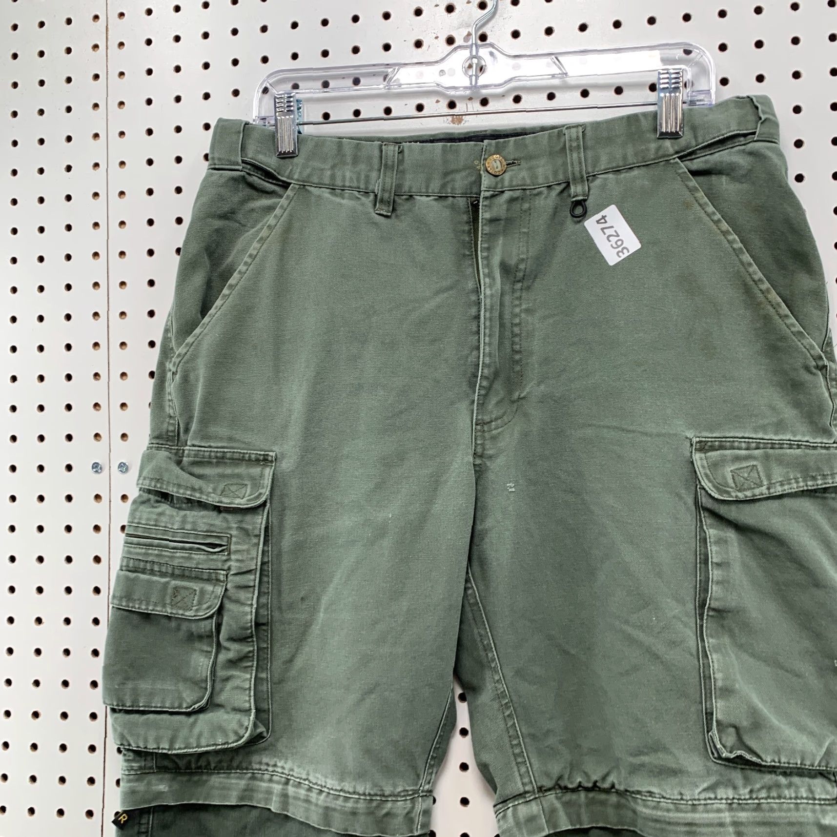Vintage BSA Boys Scout America Convertible Cargo Pants Mens 32x29 Green Utility Shirt Size US 32 / EU 48 - 4 Thumbnail