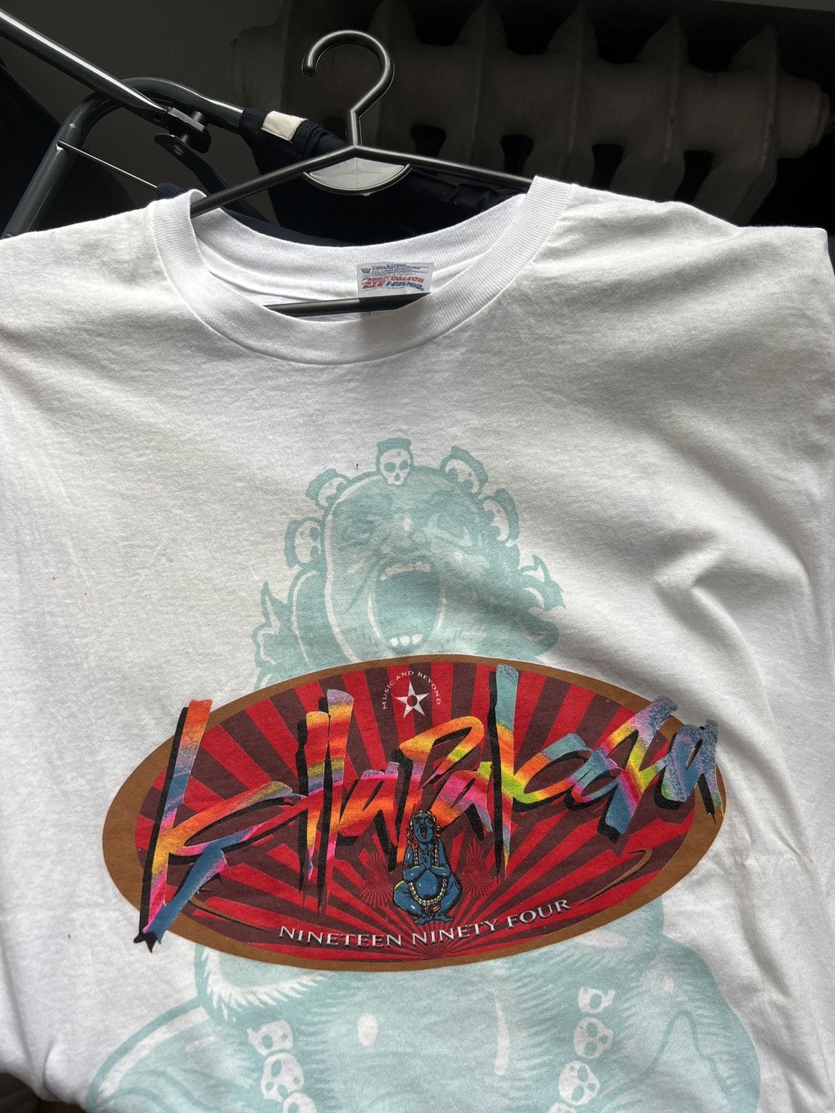 Vintage 90s Lollapalooza Shirt Pearl Jam Rock Metal Band Tee