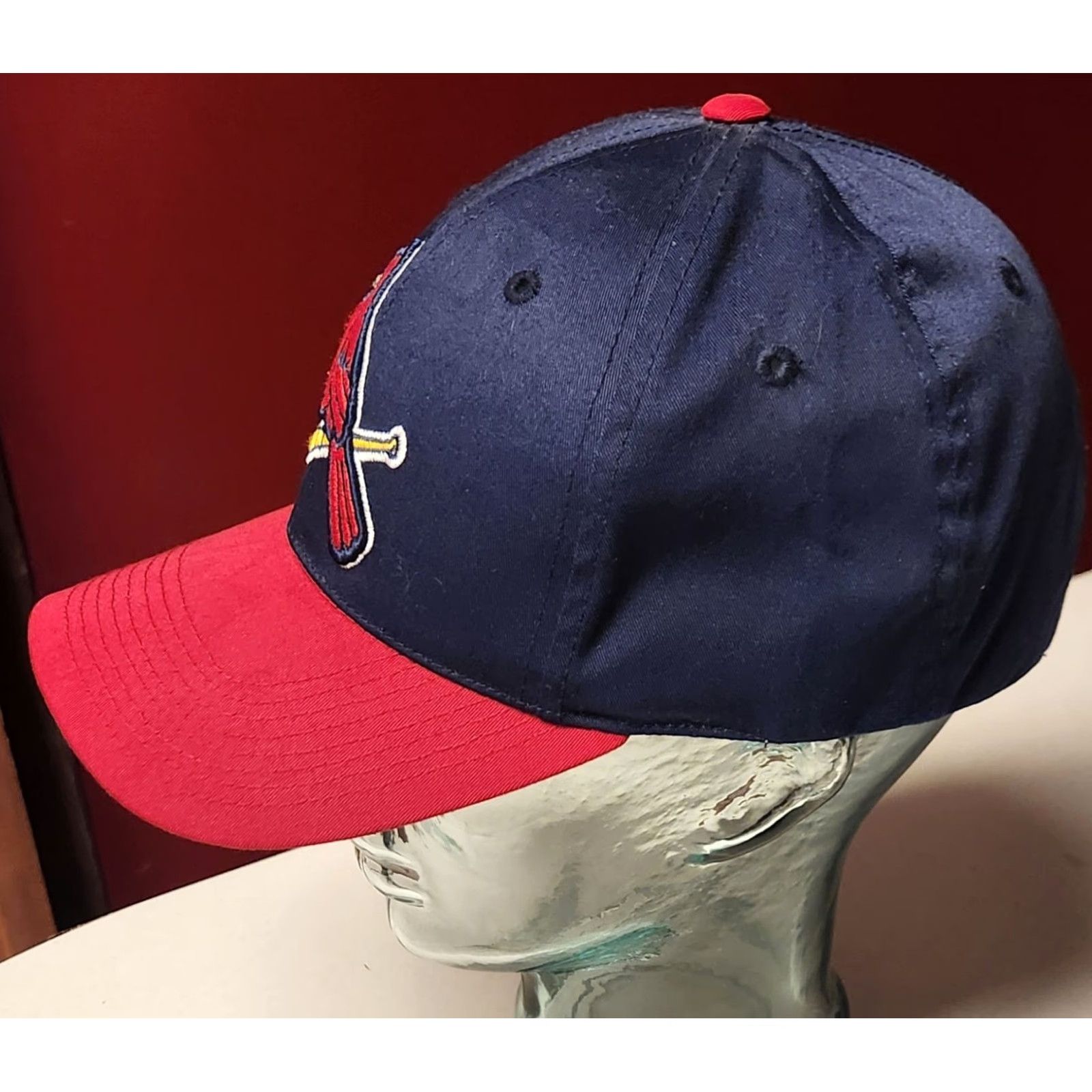 MLB VINTAGE St Louis Cardinals MLB Snapback Hat Cap Adult Adjustable Embroidered Blue Cotton Polyester Canvas Outdoor Cap Unisex Sports Size ONE SIZE - 6 Thumbnail