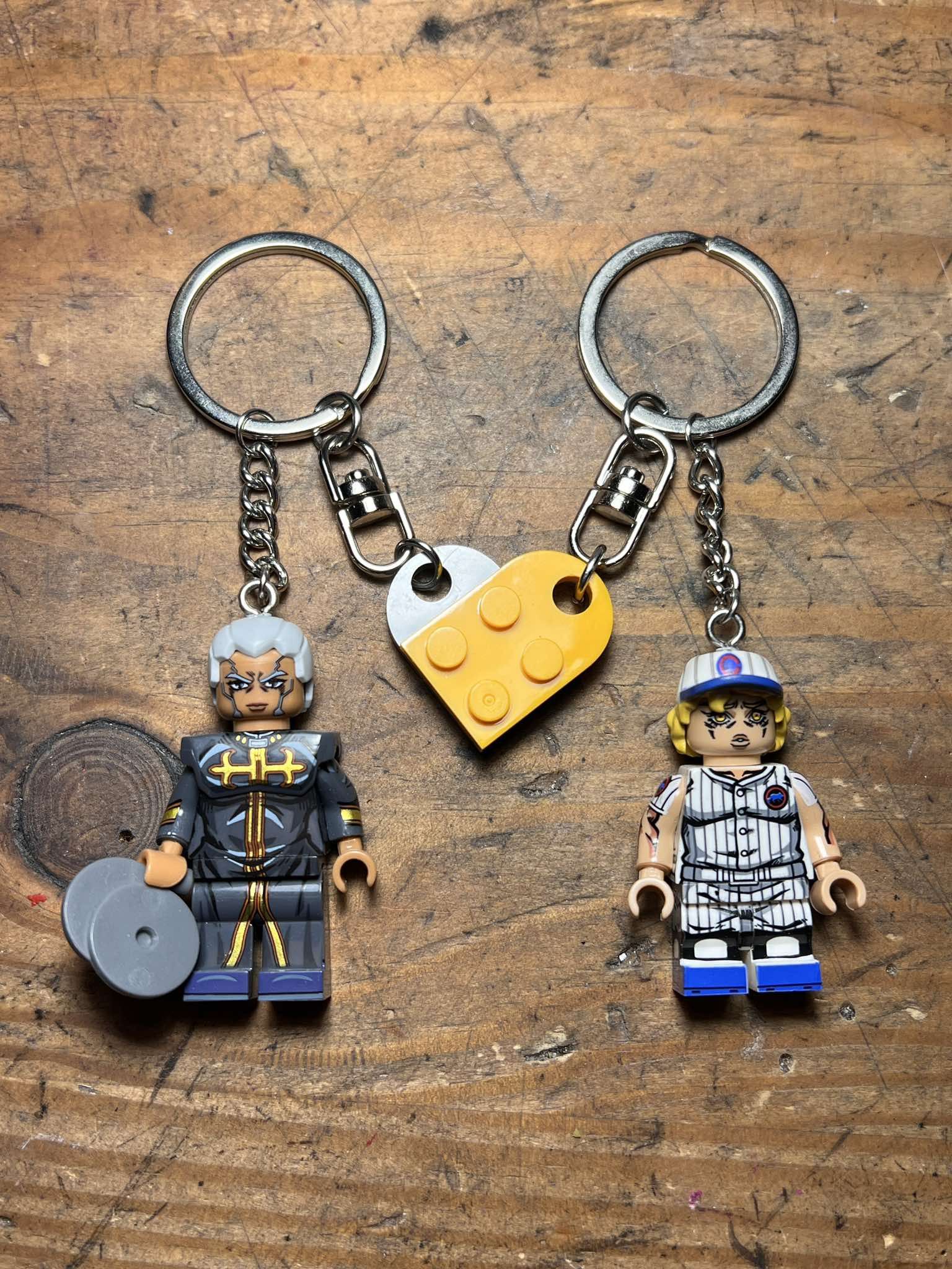 Anime Jojo Pucci Emporio anime mini figurine keychain keyring Size ONE SIZE - 2 Thumbnail