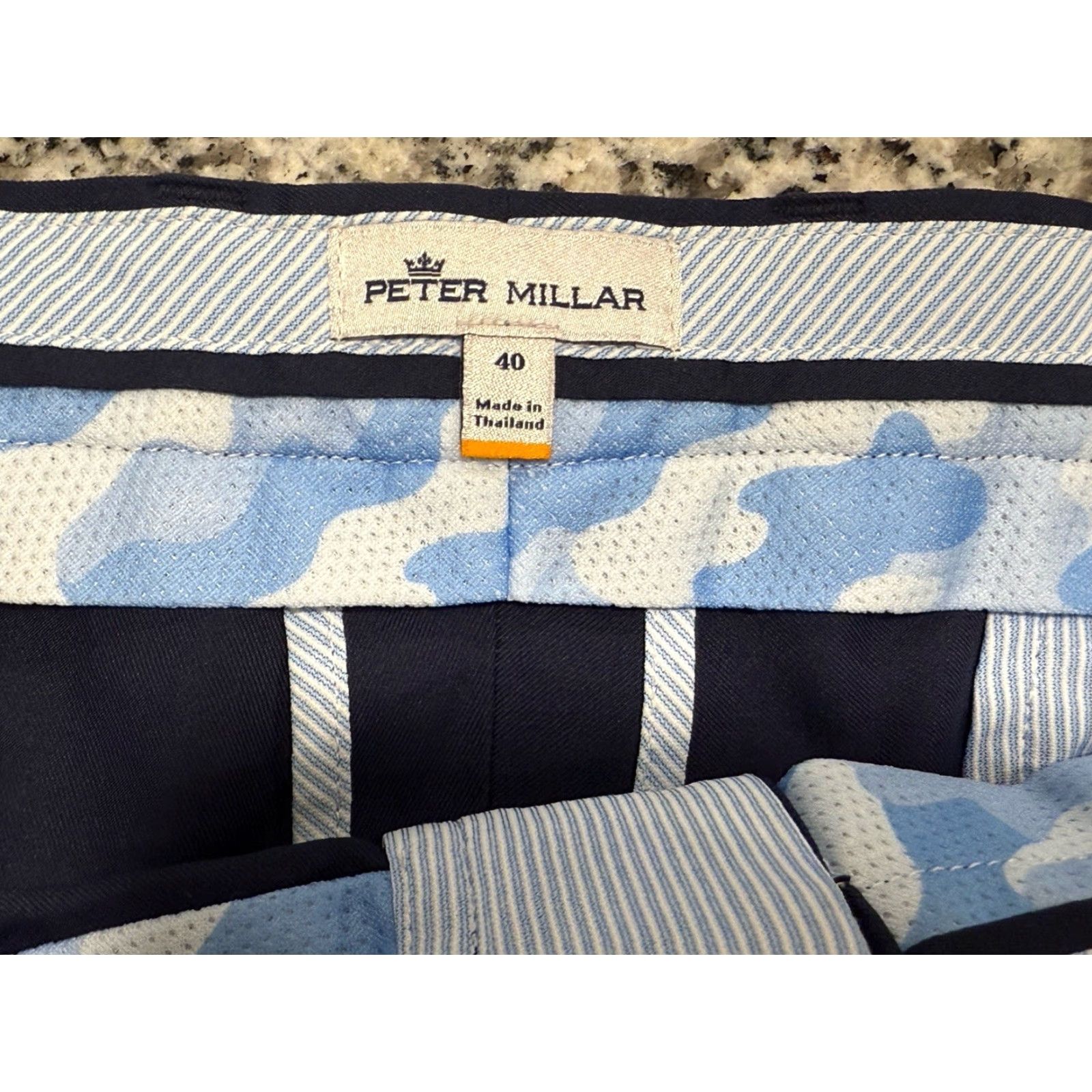 Peter Millar Peter Millar Performance EB82 Shorts Sz 40 Mens Blue Size US 40 / EU 56 - 2 Thumbnail