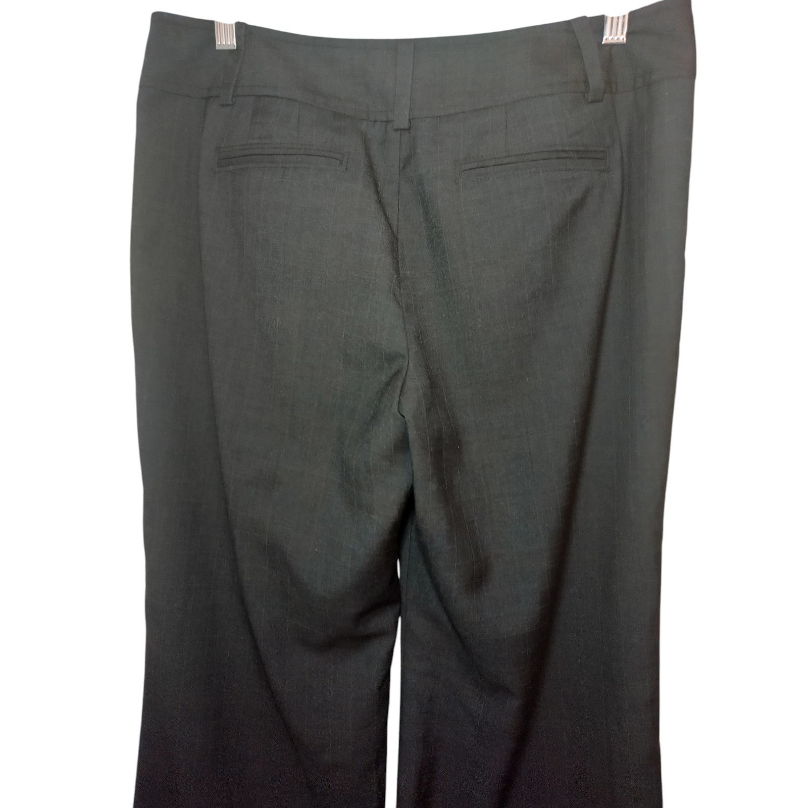 Ann Taylor Ann Taylor Dress Pants Fit Bootcut Smoke Gray Sz 10P Size 32" / US 10 / IT 46 - 8 Thumbnail