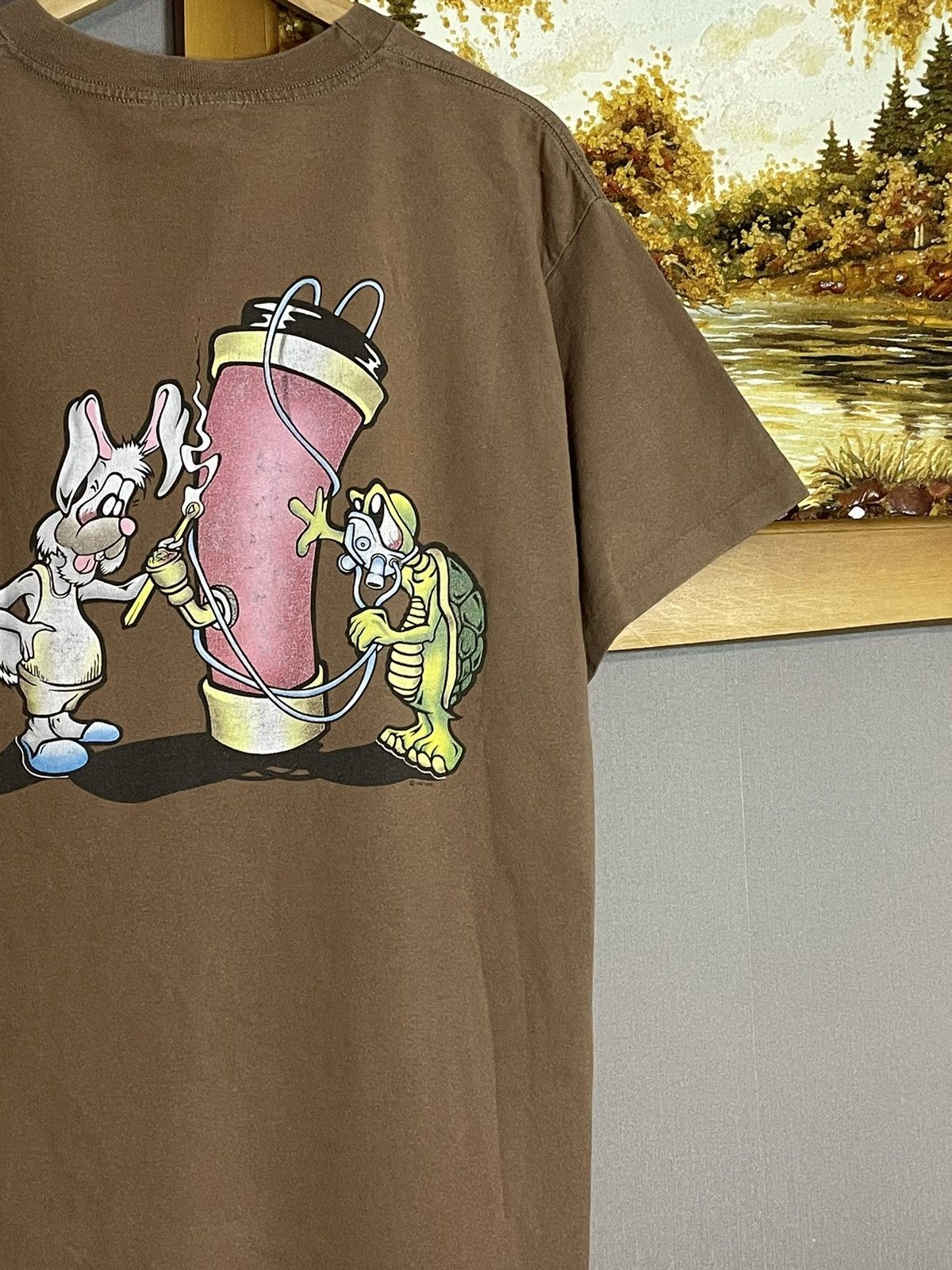 Band Tees 🔥RARE 1995 THC VINTAGE WEED GROWN IN THE USA DRUGS T-SHIRT Size US L / EU 52-54 / 3 - 4 Thumbnail