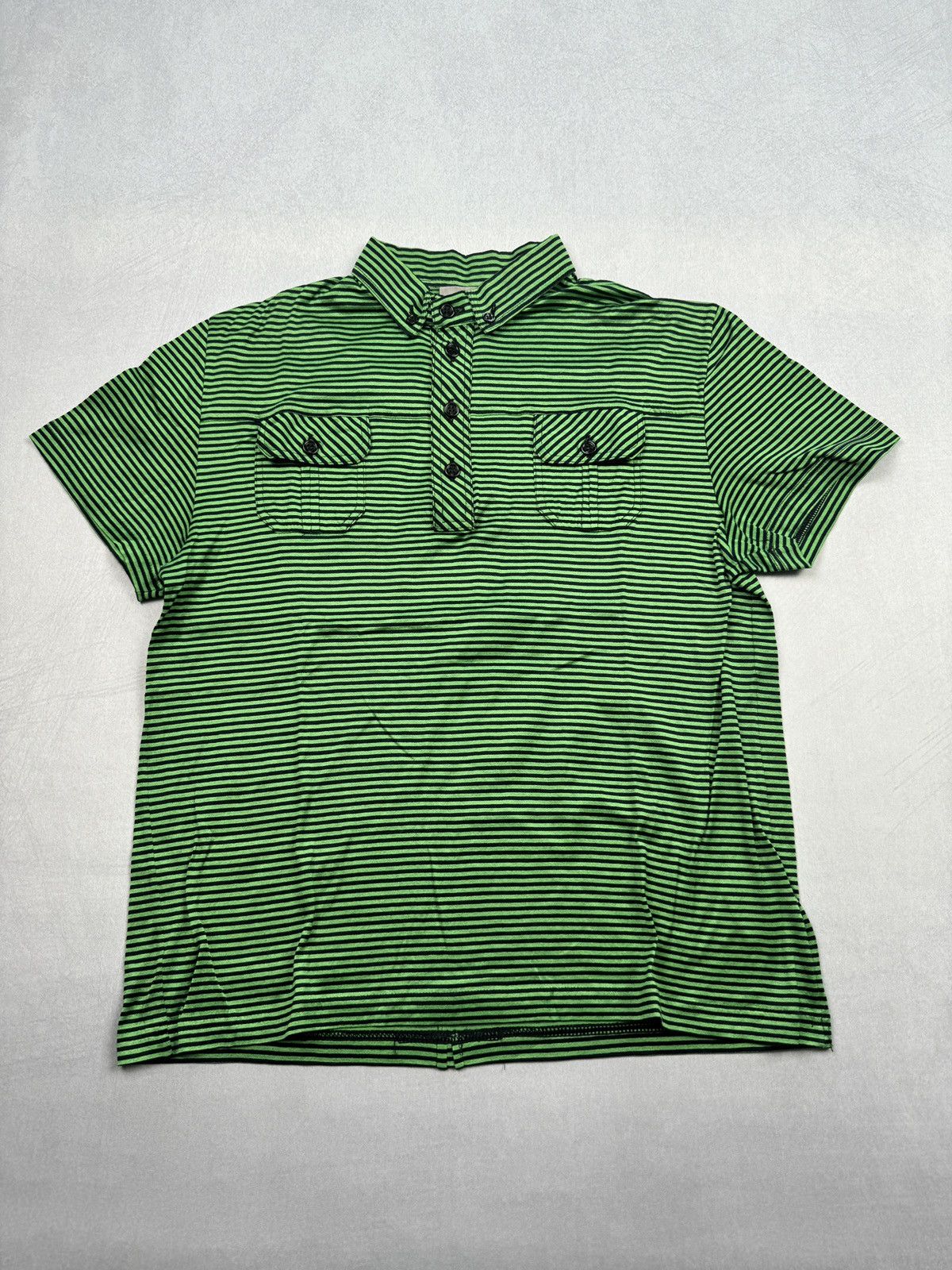 Dior SS06 Striped Polo Shirt Size US XS / EU 42 / 0 - 1 Thumbnail