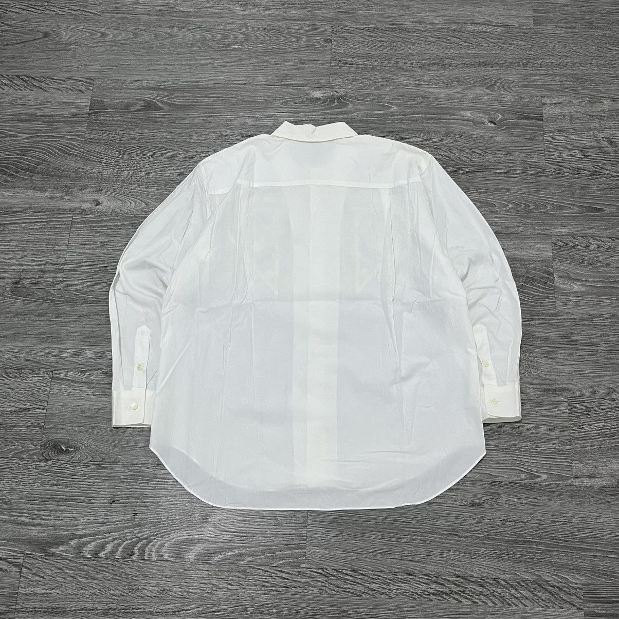 Kansai Yamamoto 1990's Kansai Profumo Embroidered True White Shirt Size US L / EU 52-54 / 3 - 5 Thumbnail